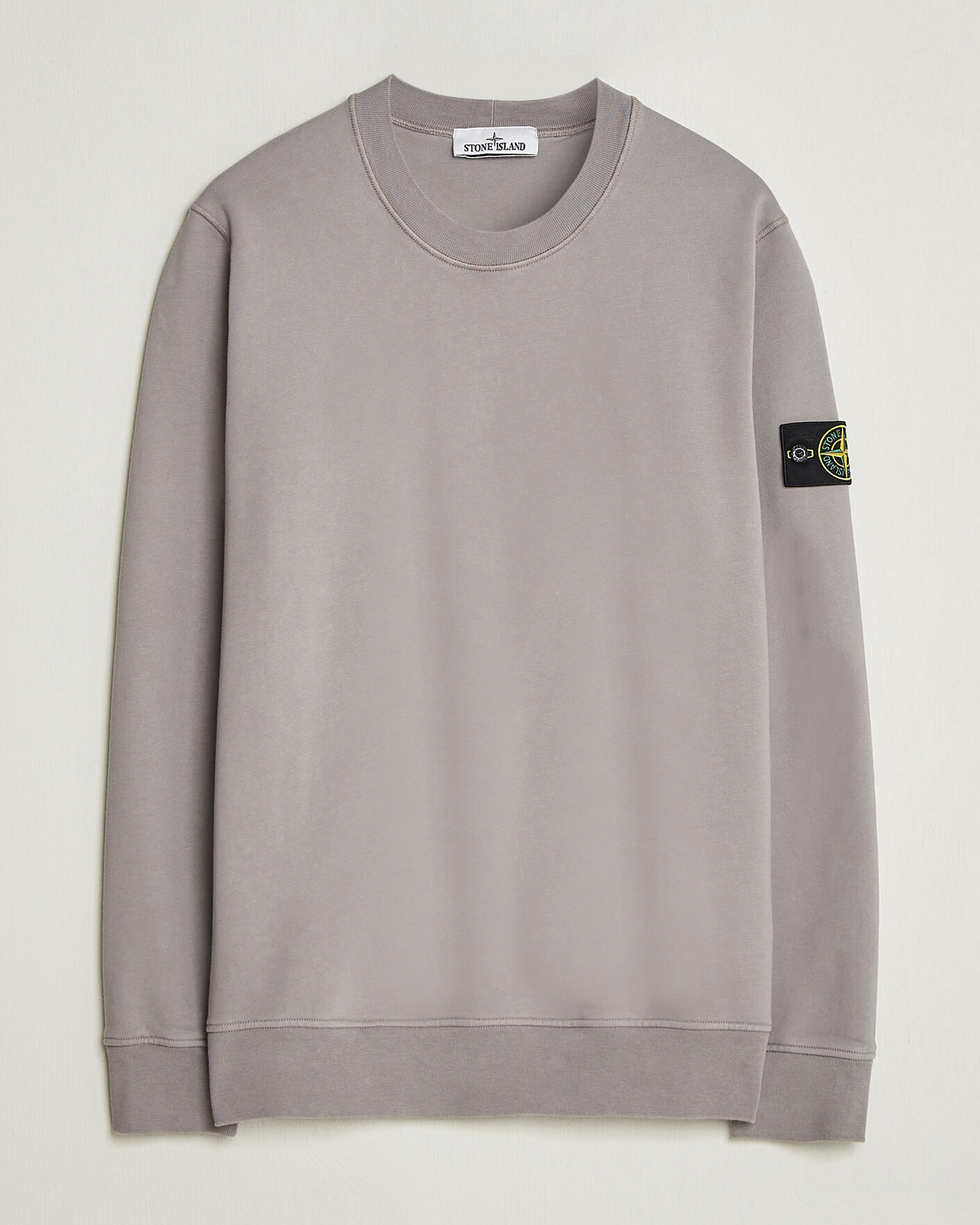 Herre | Gensere | Stone Island | Garment Dyed Fleece Sweatshirt Grey