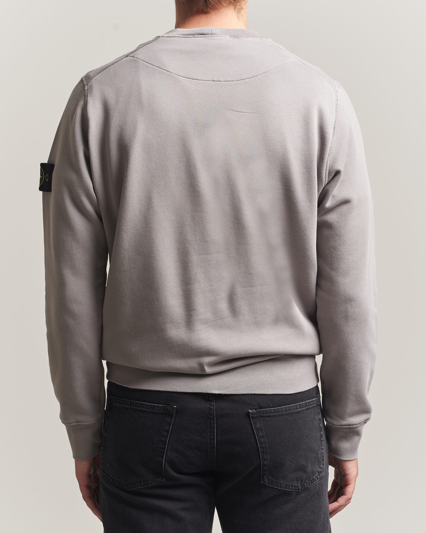 Herre | Gensere | Stone Island | Garment Dyed Fleece Sweatshirt Grey