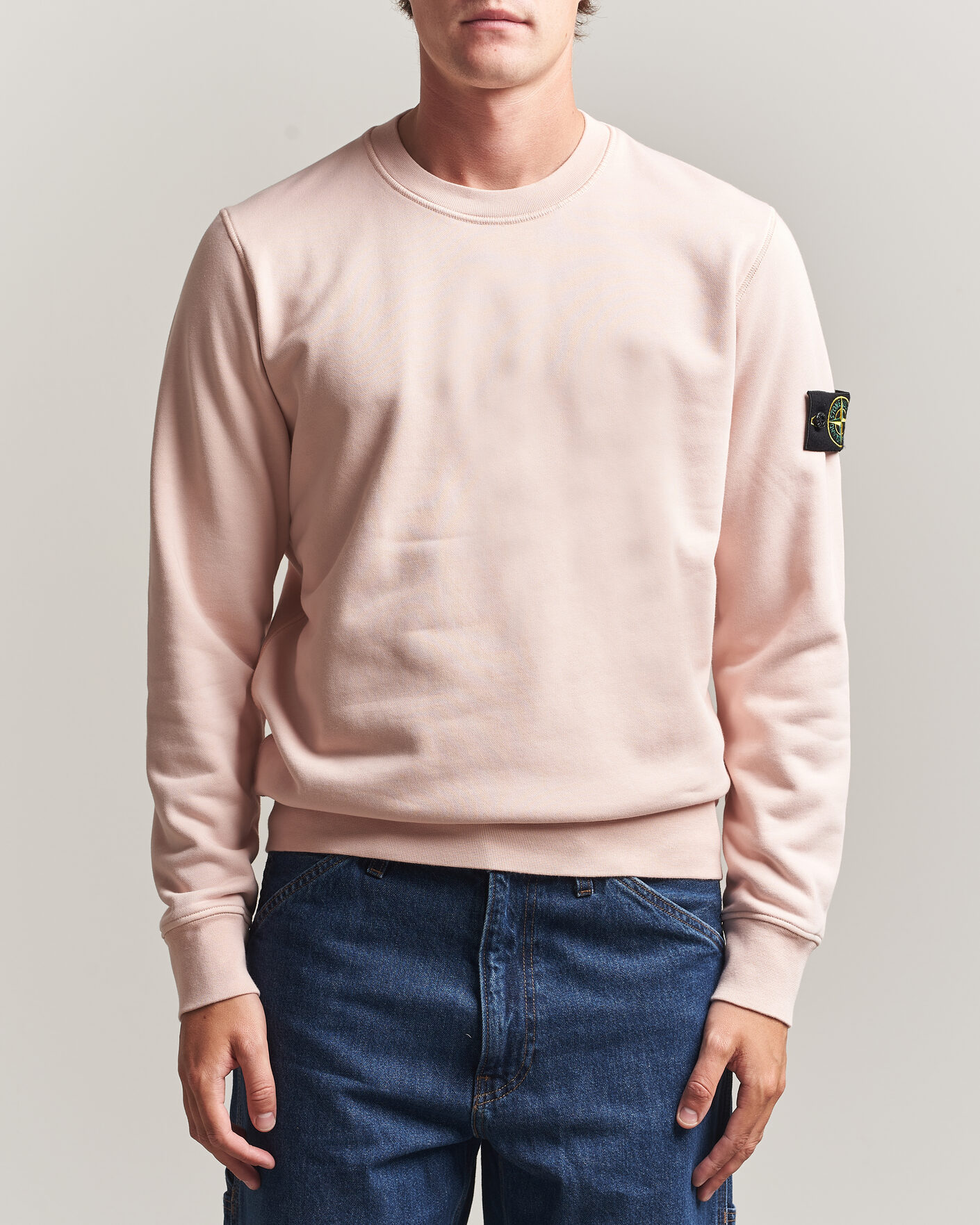 Herre | Gensere | Stone Island | Garment Dyed Fleece Sweatshirt Antique Rose