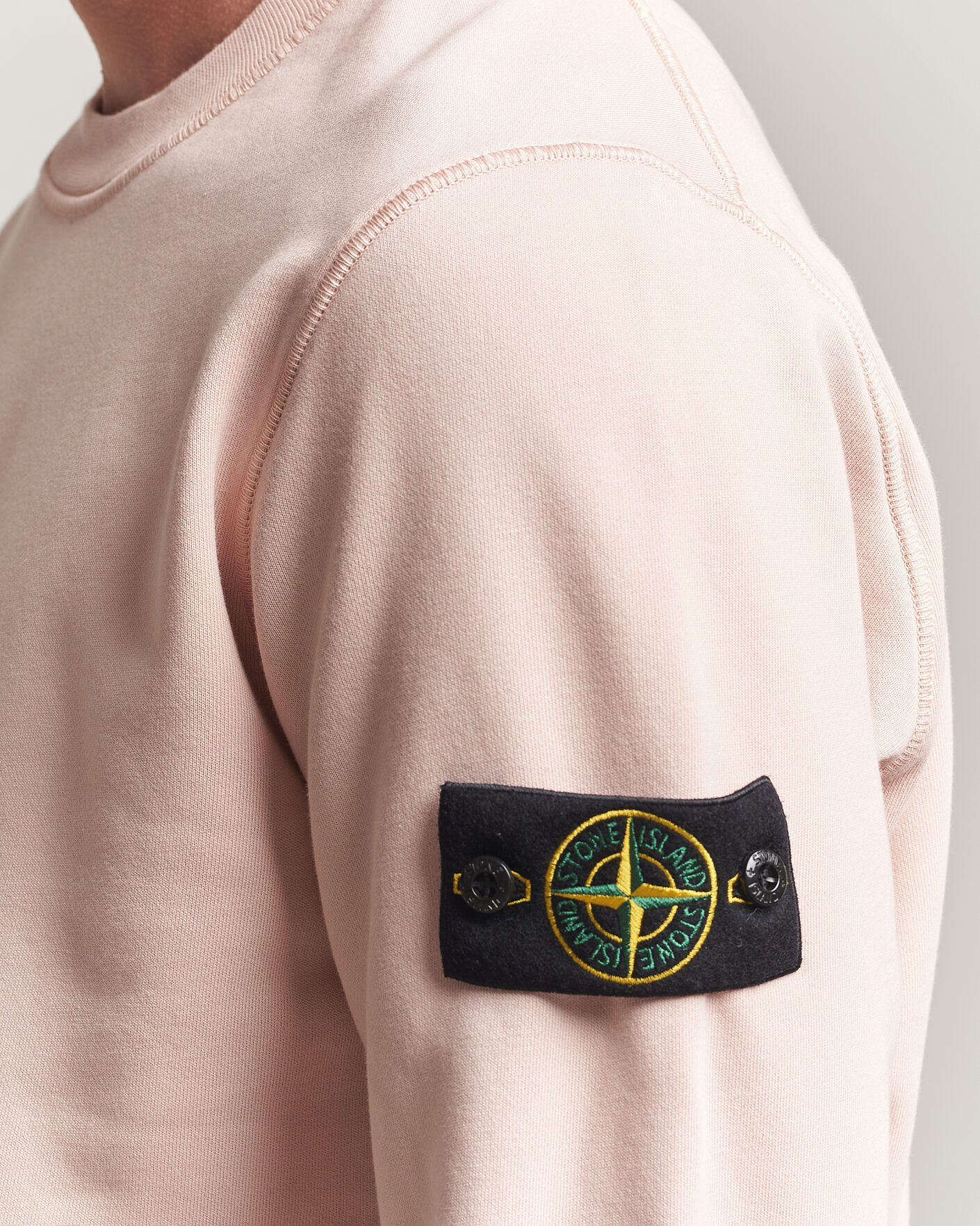 Herre | Gensere | Stone Island | Garment Dyed Fleece Sweatshirt Antique Rose