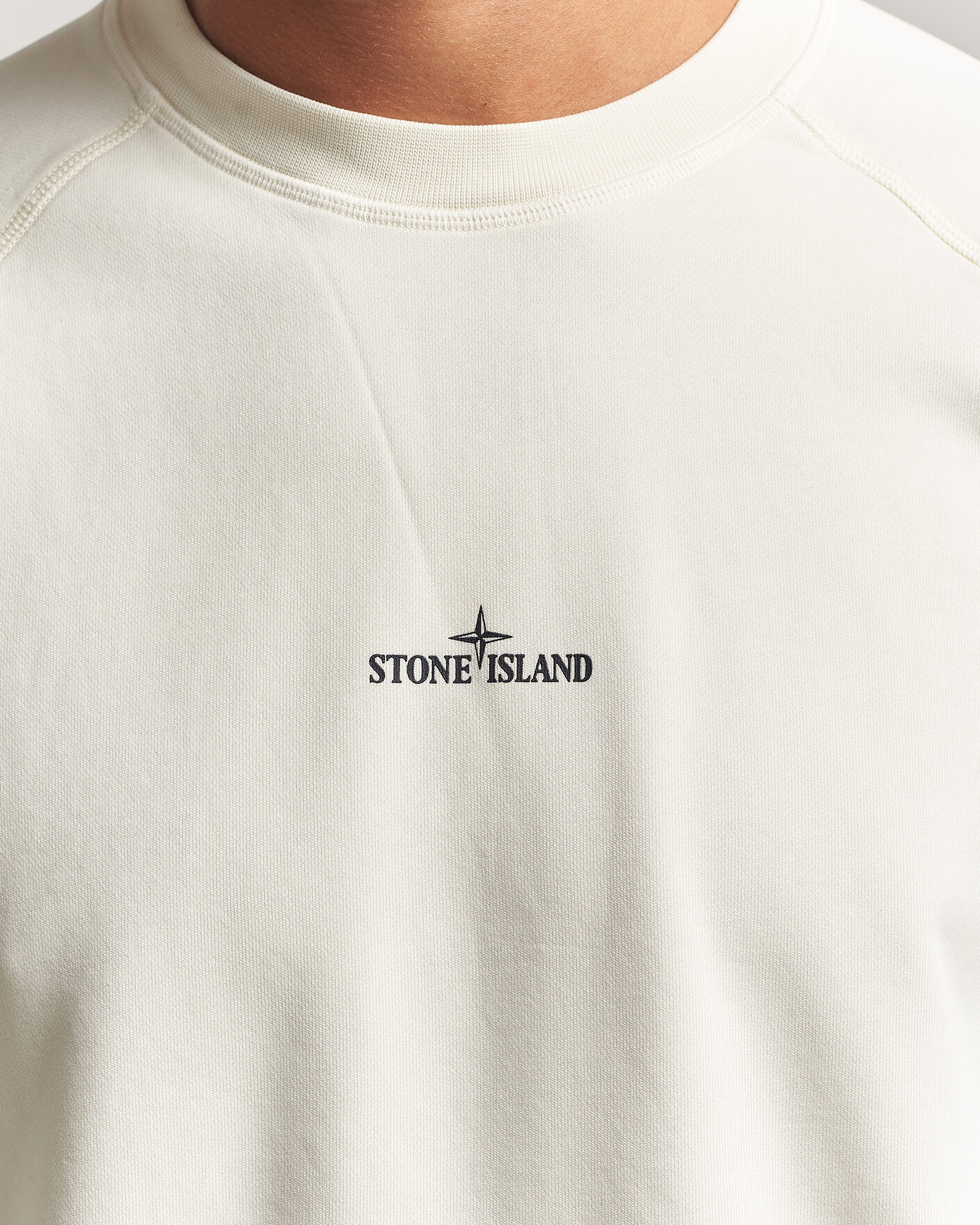 Herre | Gensere | Stone Island | Garment Dyed Fleece Desert Print Sweatshirt Ivory
