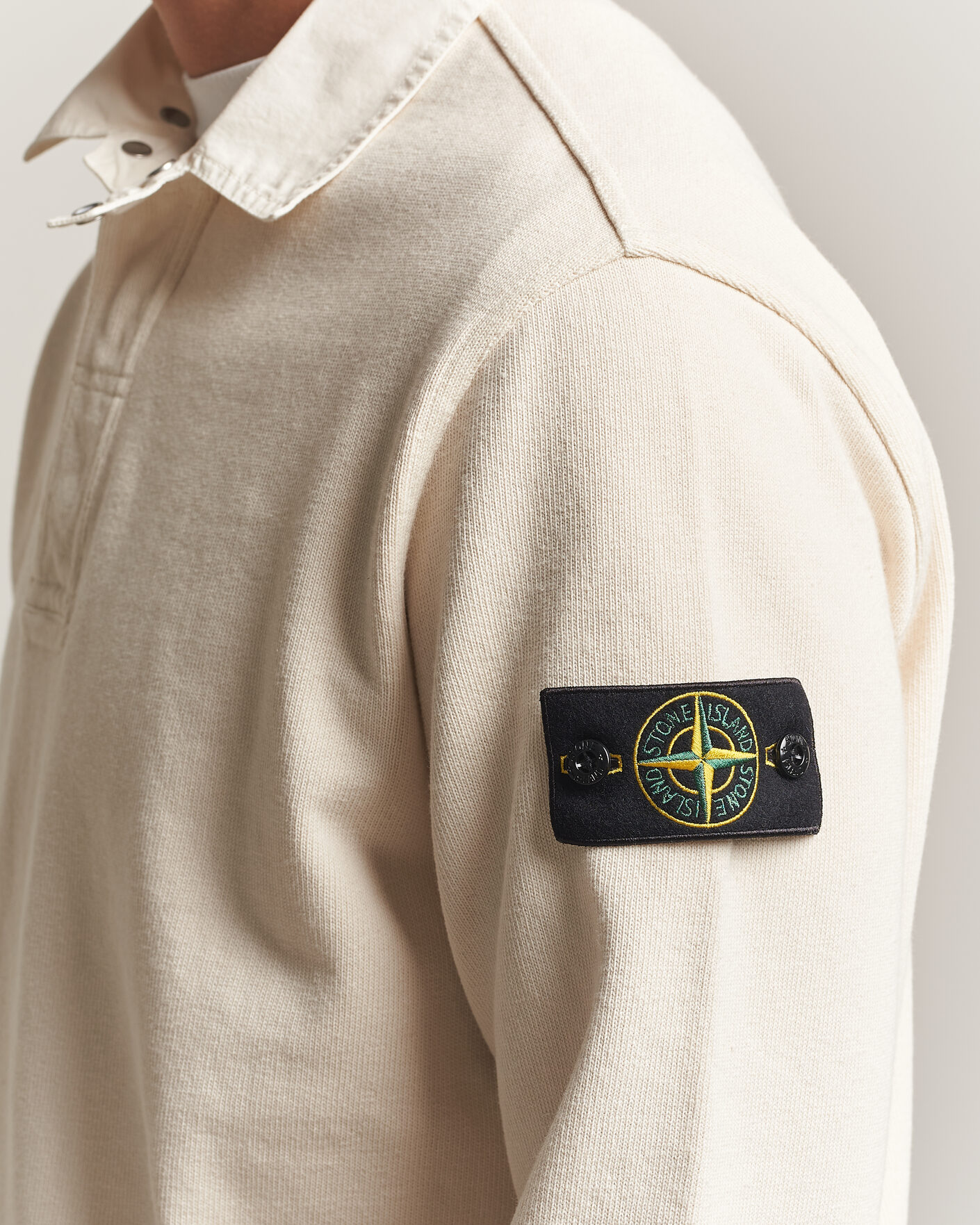 Herre | Gensere | Stone Island | Heavy Cotton Jersey Polo Ivory