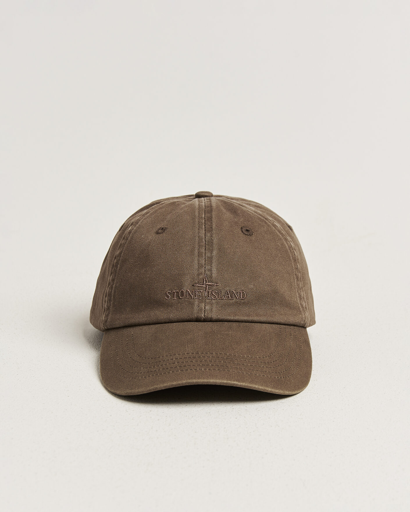 Herre | Hatter og capser | Stone Island | Brushed Cotton Gabardine Cap Umber