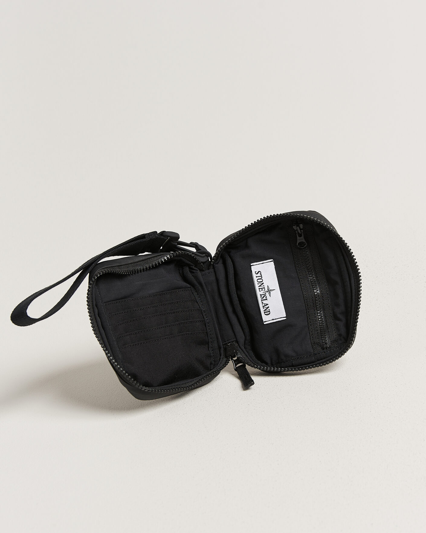 Herre | Lommebøker | Stone Island | Coated Cotton Ripstop Wallet Black