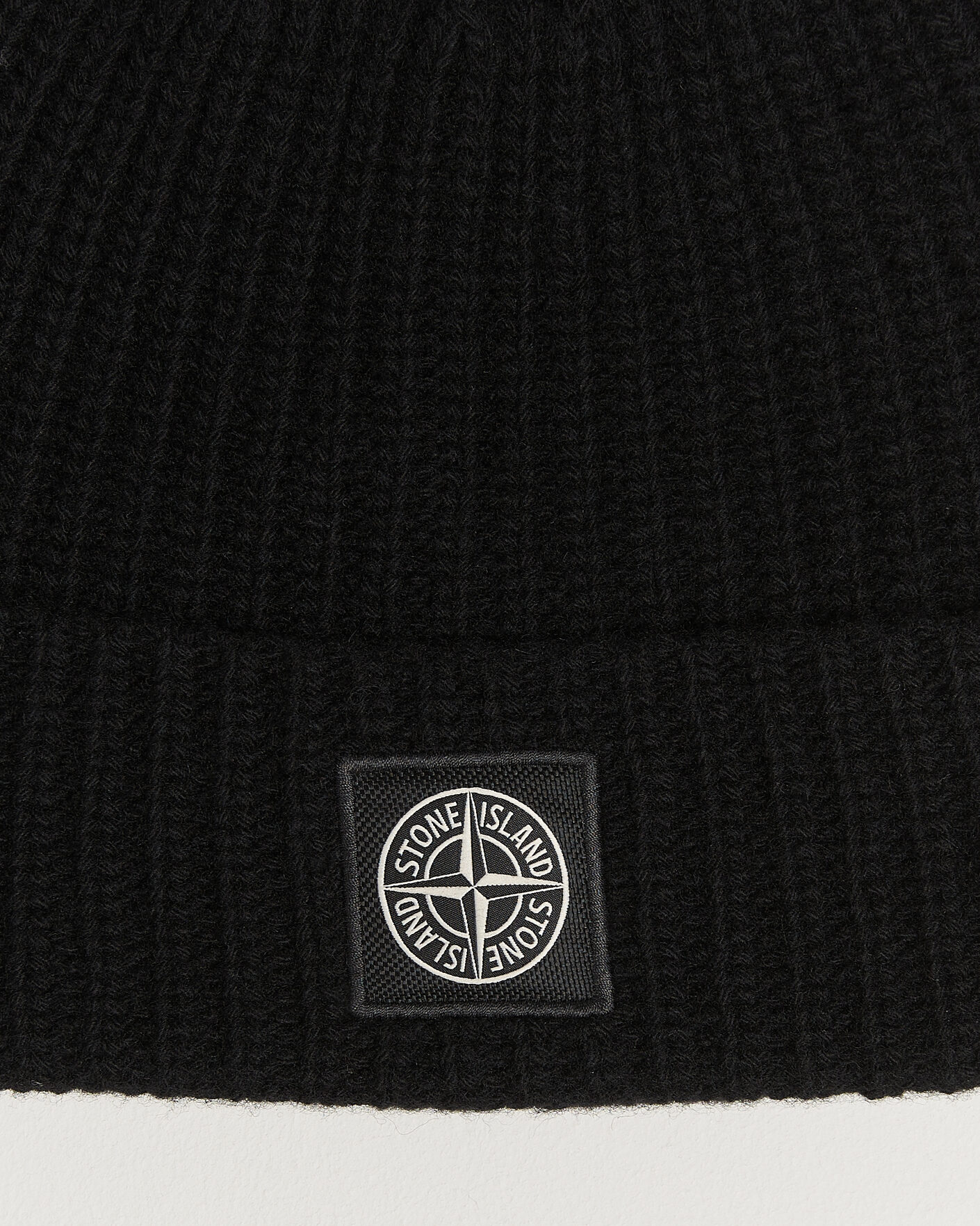 Herre | Luer | Stone Island | Geelong Wool Hat Black