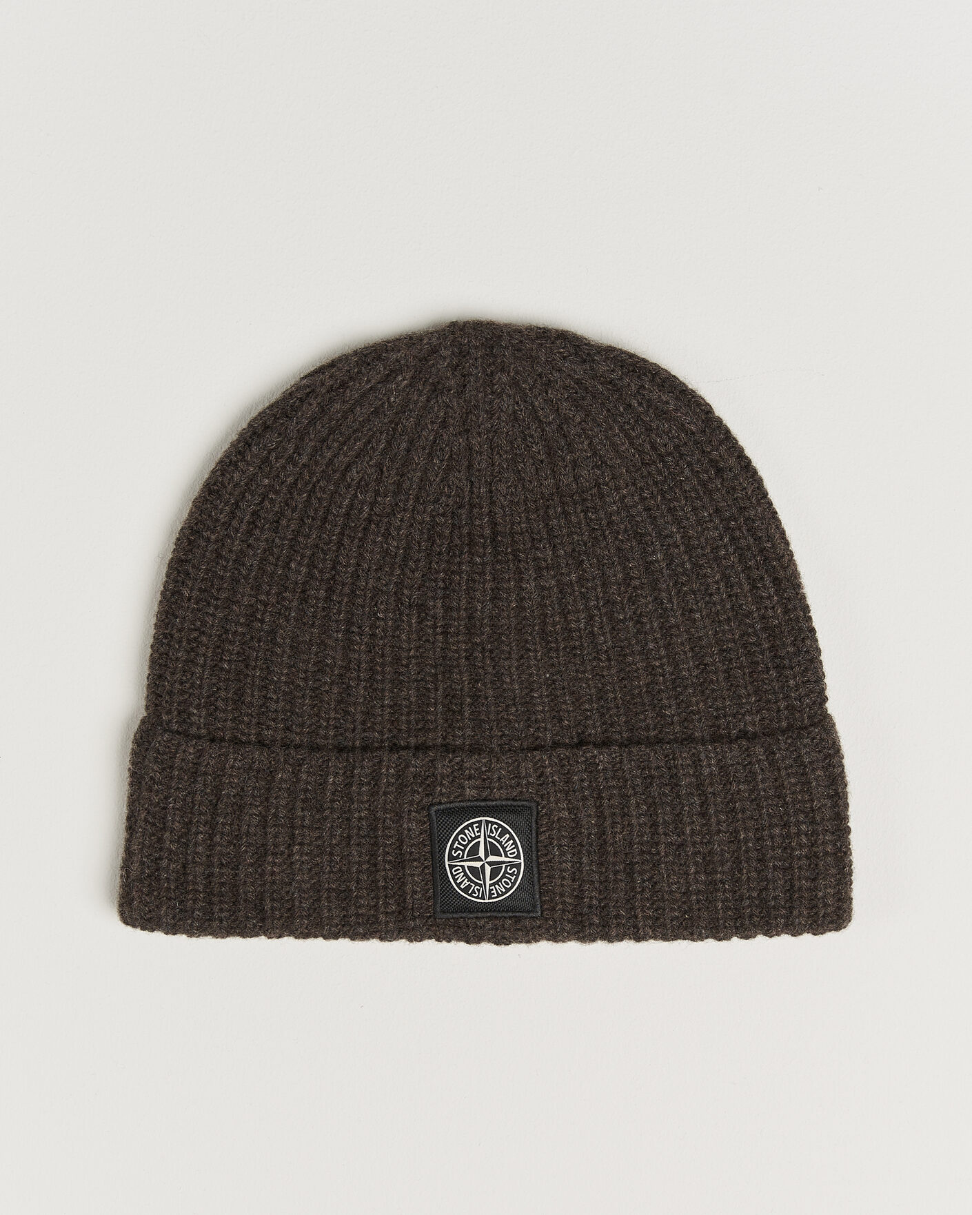 Herre | Luer | Stone Island | Geelong Wool Hat Melange Lead
