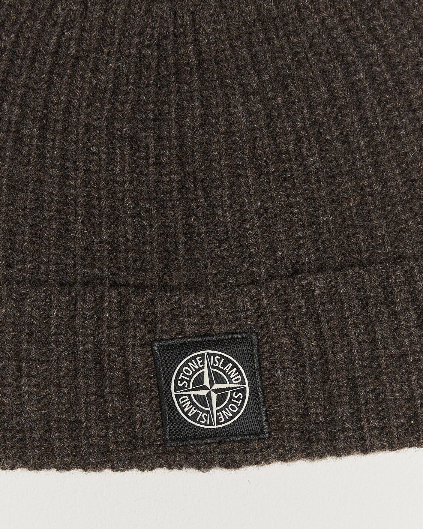 Herre | Luer | Stone Island | Geelong Wool Hat Melange Lead