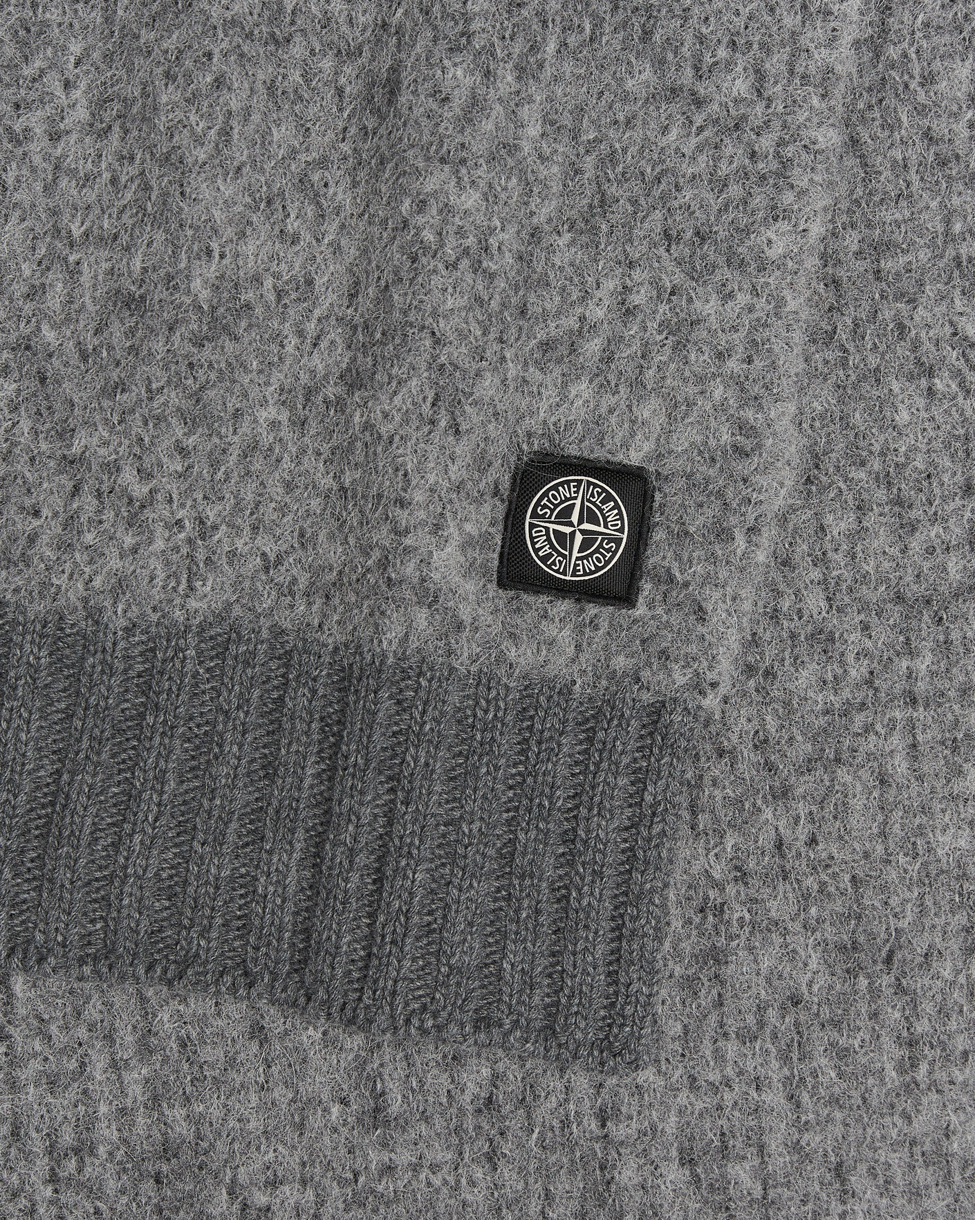 Herre | Skjerf | Stone Island | Baby Alpaca Blend Scarf Grey Melange