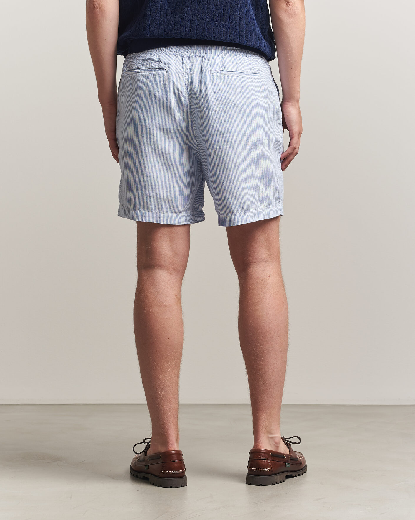 Herre | Shorts | Polo Ralph Lauren | Woven Linen Shorts Blue/White