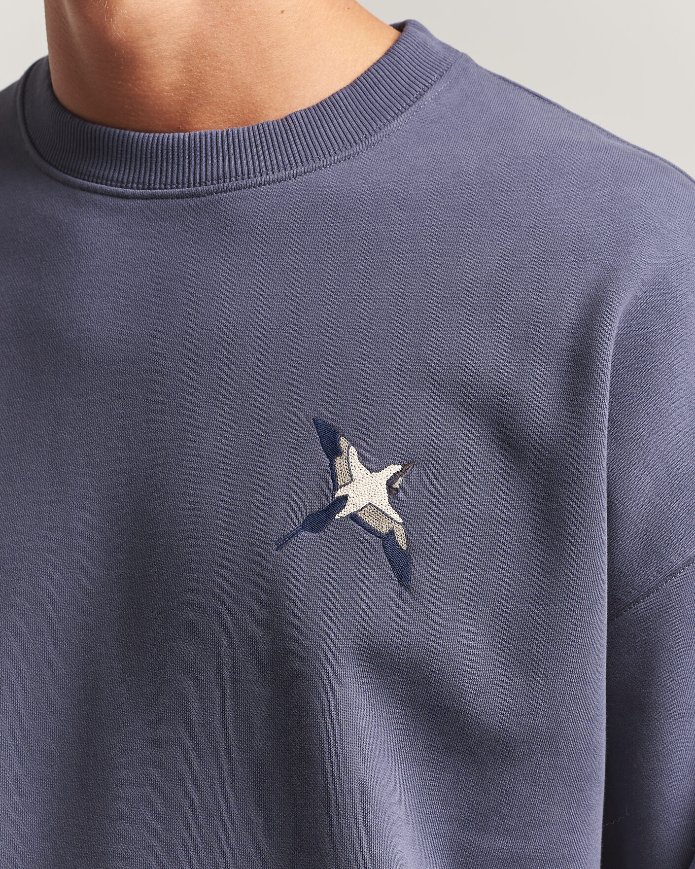 Herre | Gensere | Axel Arigato | Micro Bee Bird Sweatshirt Smoke Grey