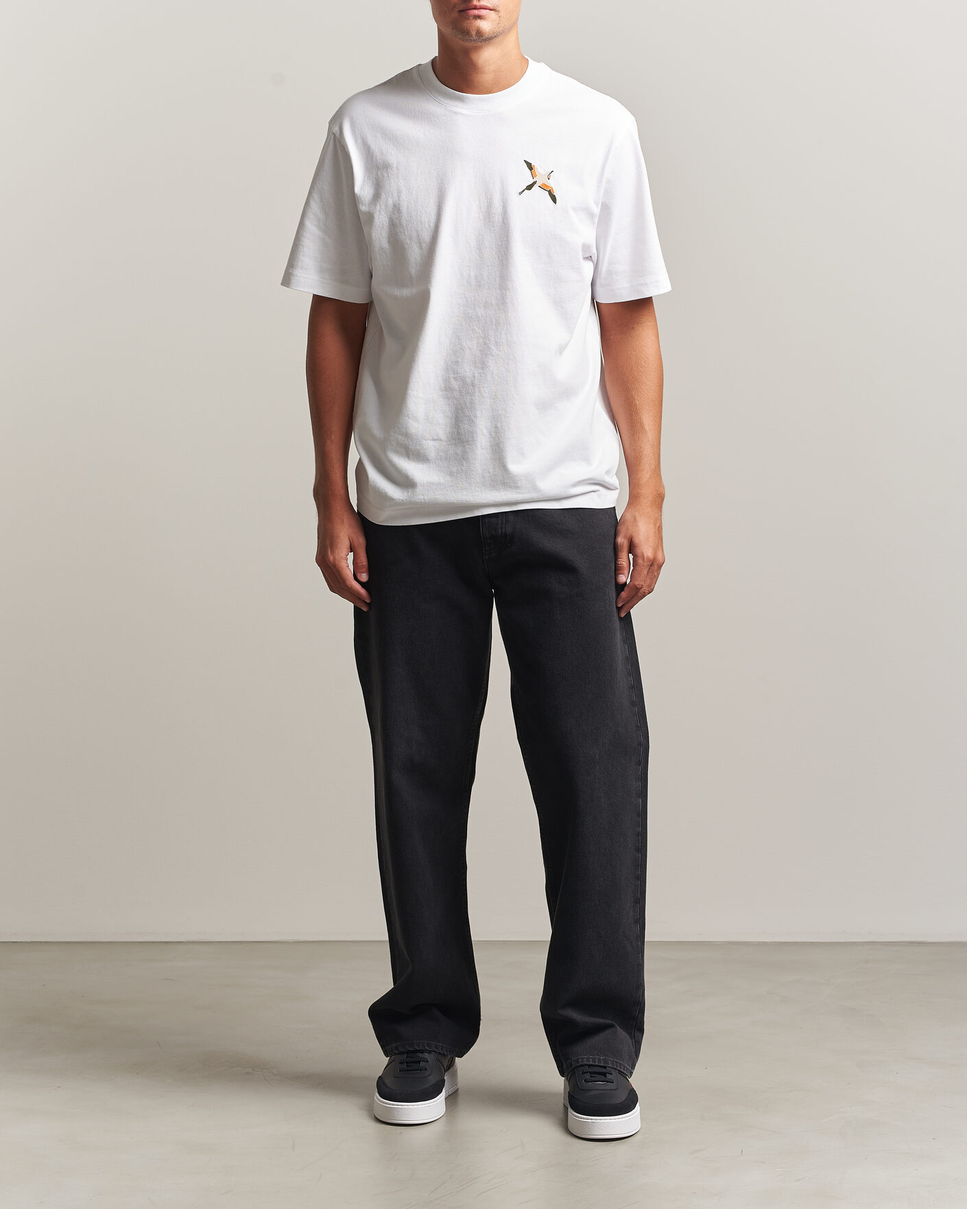 Herre | T-Shirts | Axel Arigato | Micro Bee Birt T-Shirt White