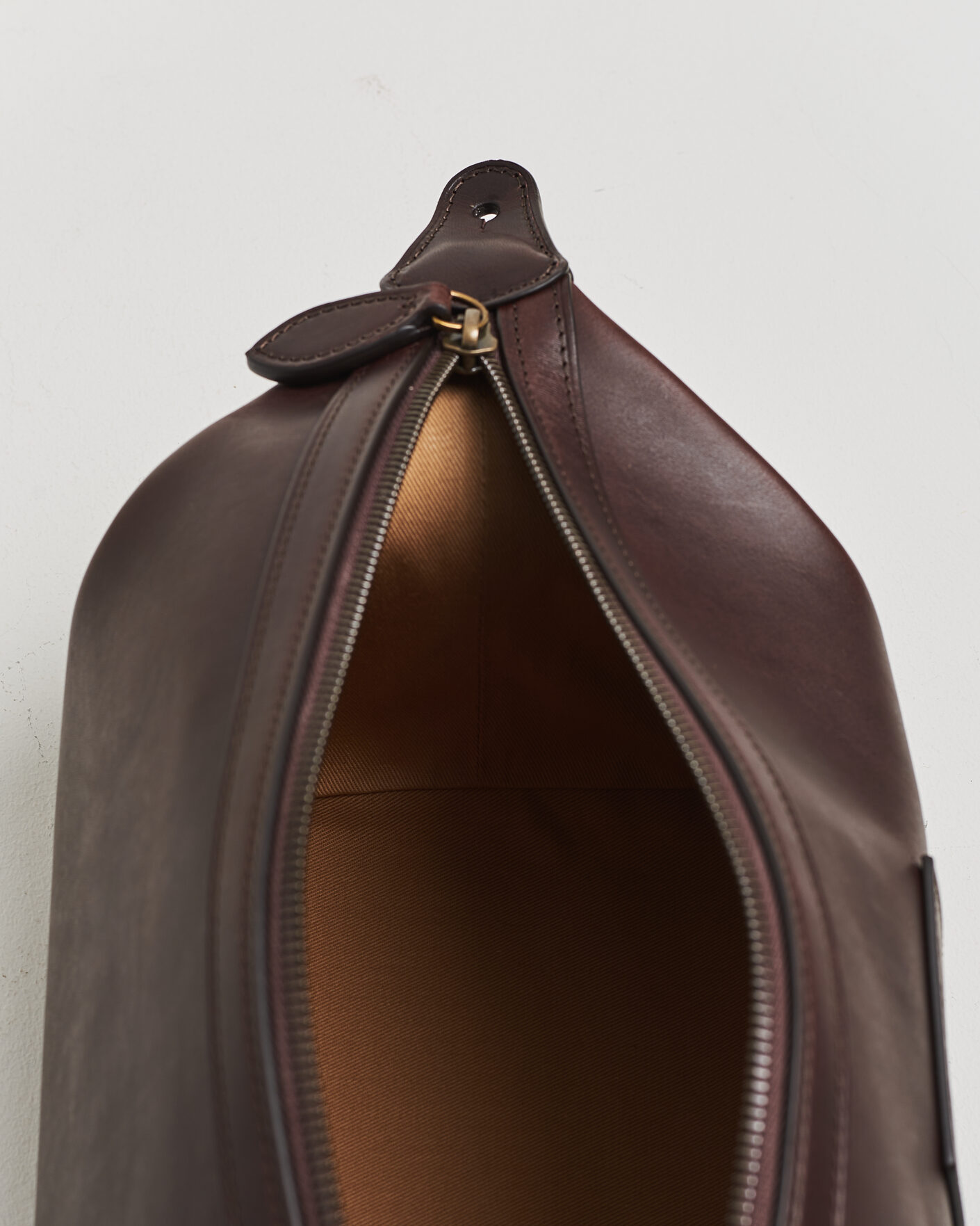 Herre | Vesker | Polo Ralph Lauren | Leather Washbag Burnished Brown