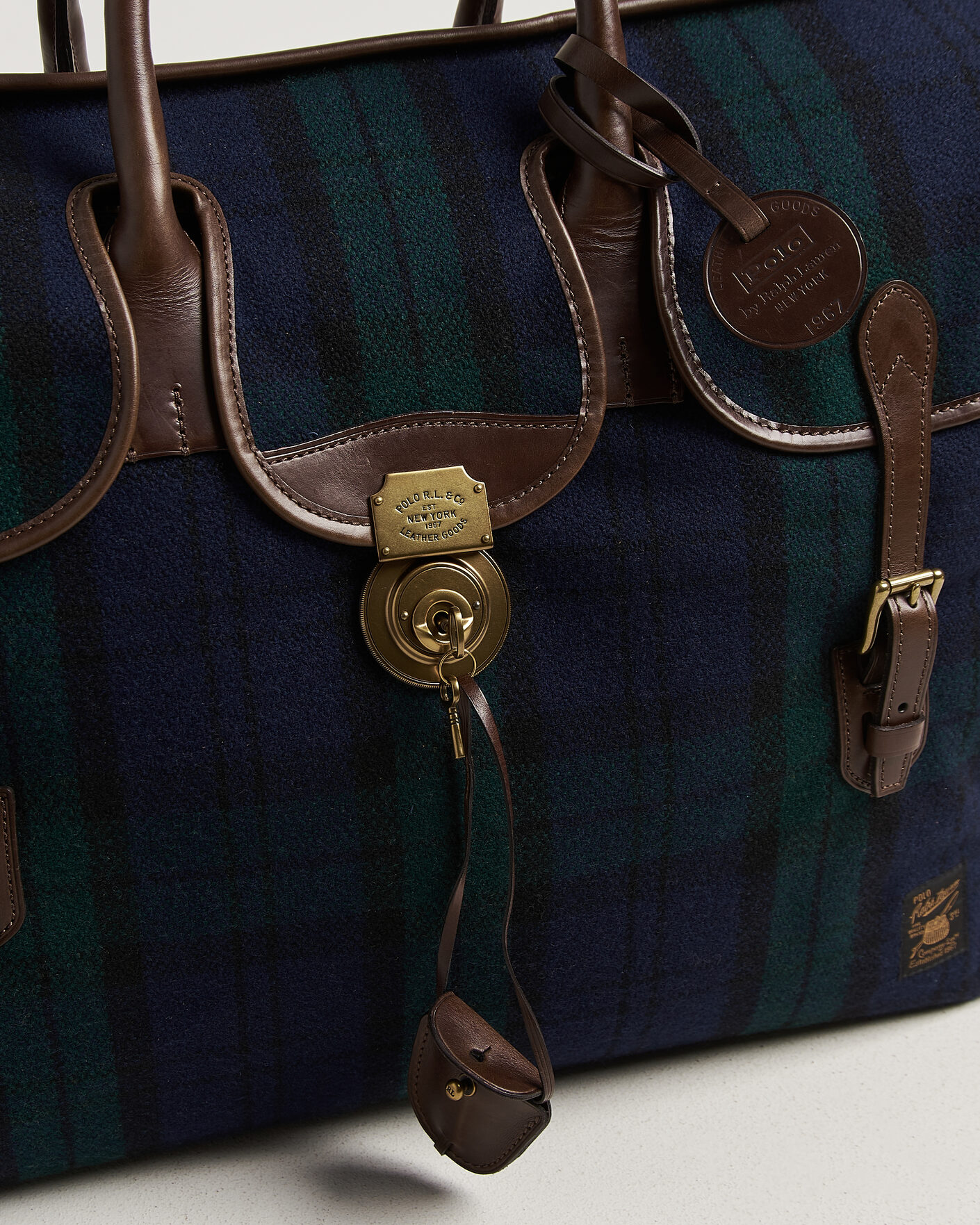 Herre | Vesker | Polo Ralph Lauren | Weekender Luggage Bag Blue/Green Multi