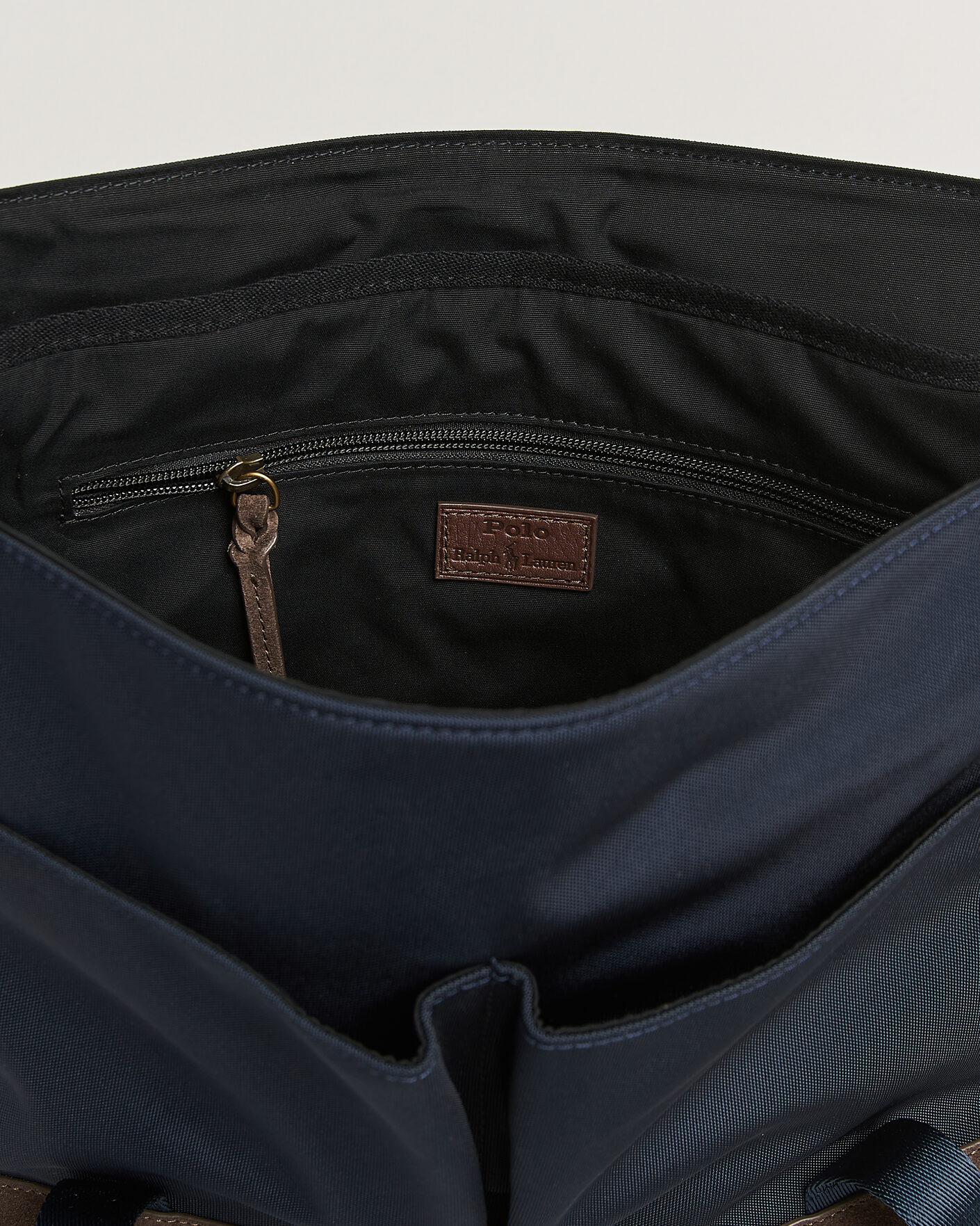 Herre | Vesker | Polo Ralph Lauren | Messenger Duffle Bag Newport Navy/Brown