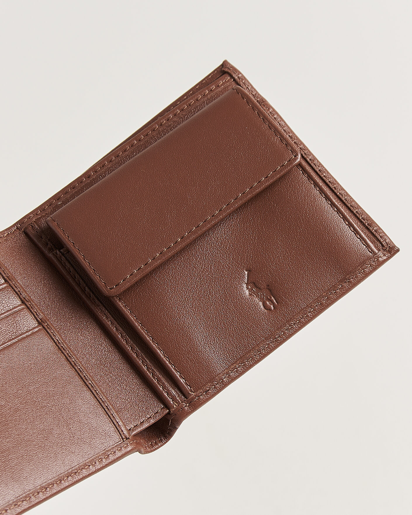 Herre | Lommebøker | Polo Ralph Lauren | Smooth Leather Wallet Saddle
