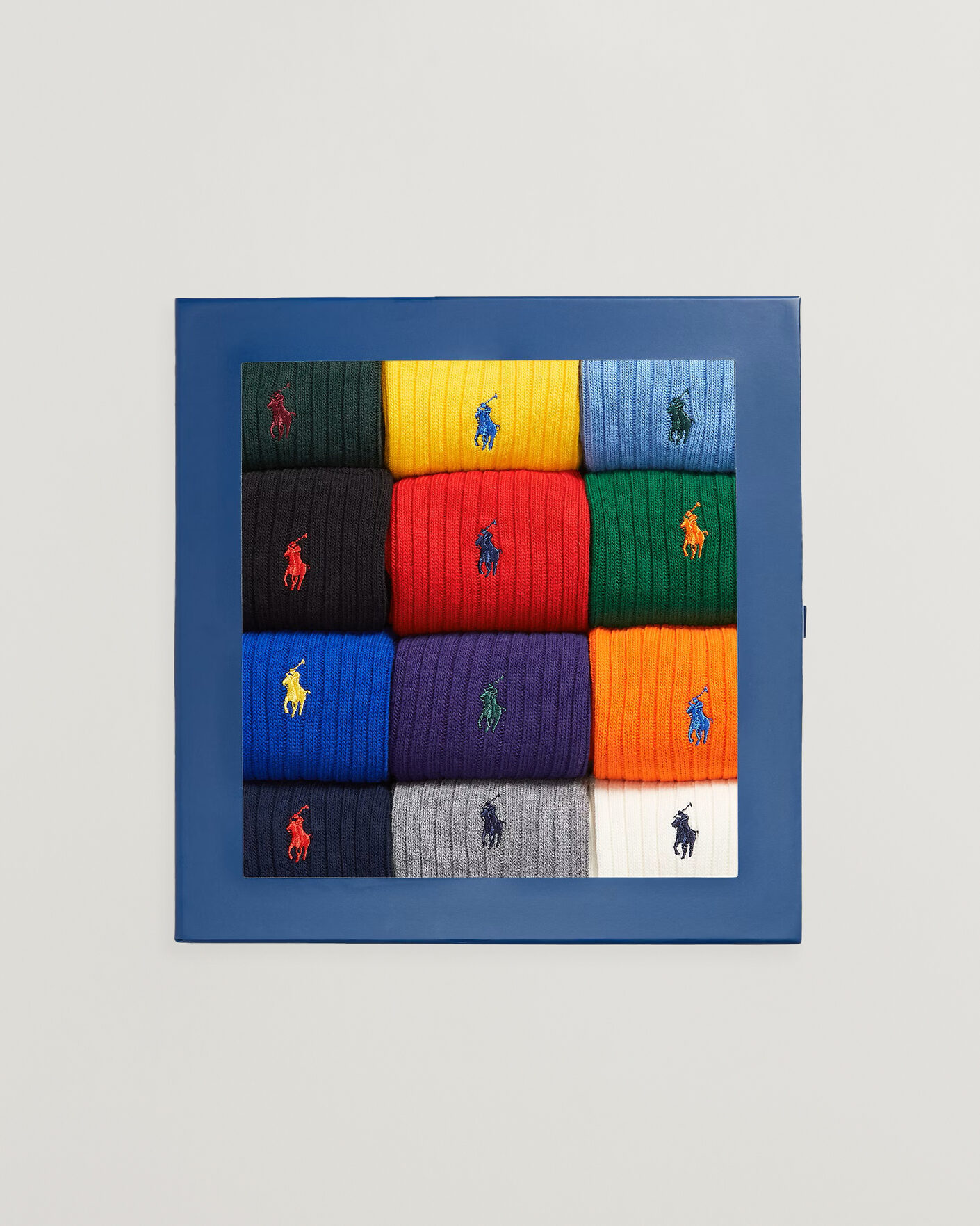 Herre | Undertøy | Polo Ralph Lauren | Polo Ralph Lauren12-Pack Ribbed Cotton Sock Gift BoxMulti