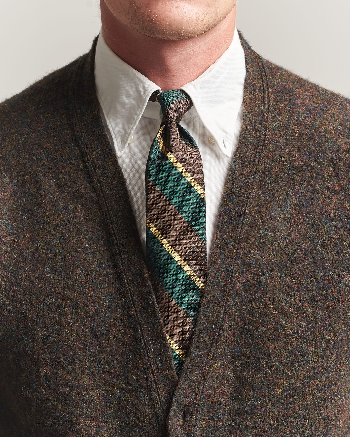 Herre | Slips | Polo Ralph Lauren | Striped Vintage Tie Brown/Green