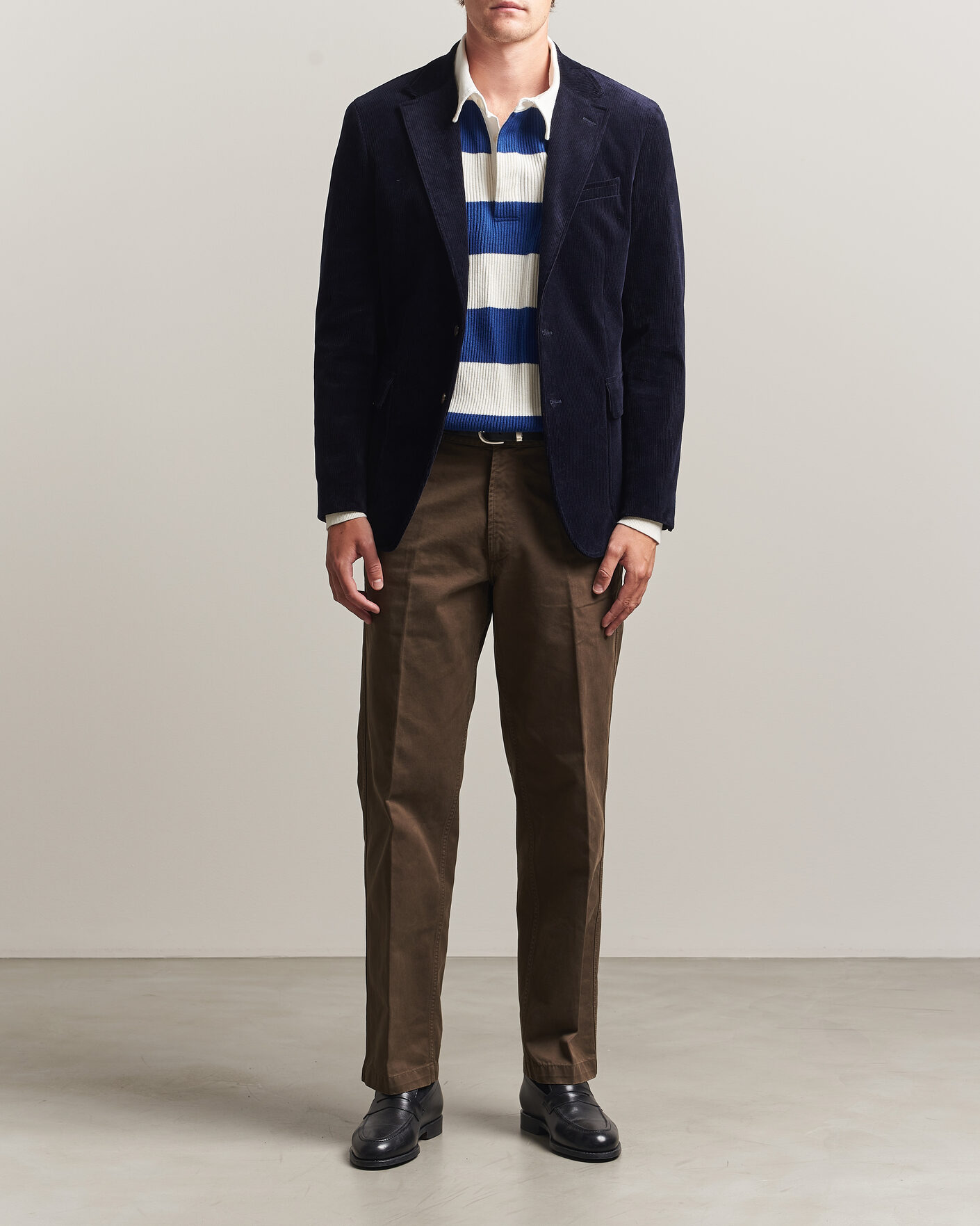 Herre | Dressjakker | Polo Ralph Lauren | Single Breasted Corduroy Sportcoat Newport Navy