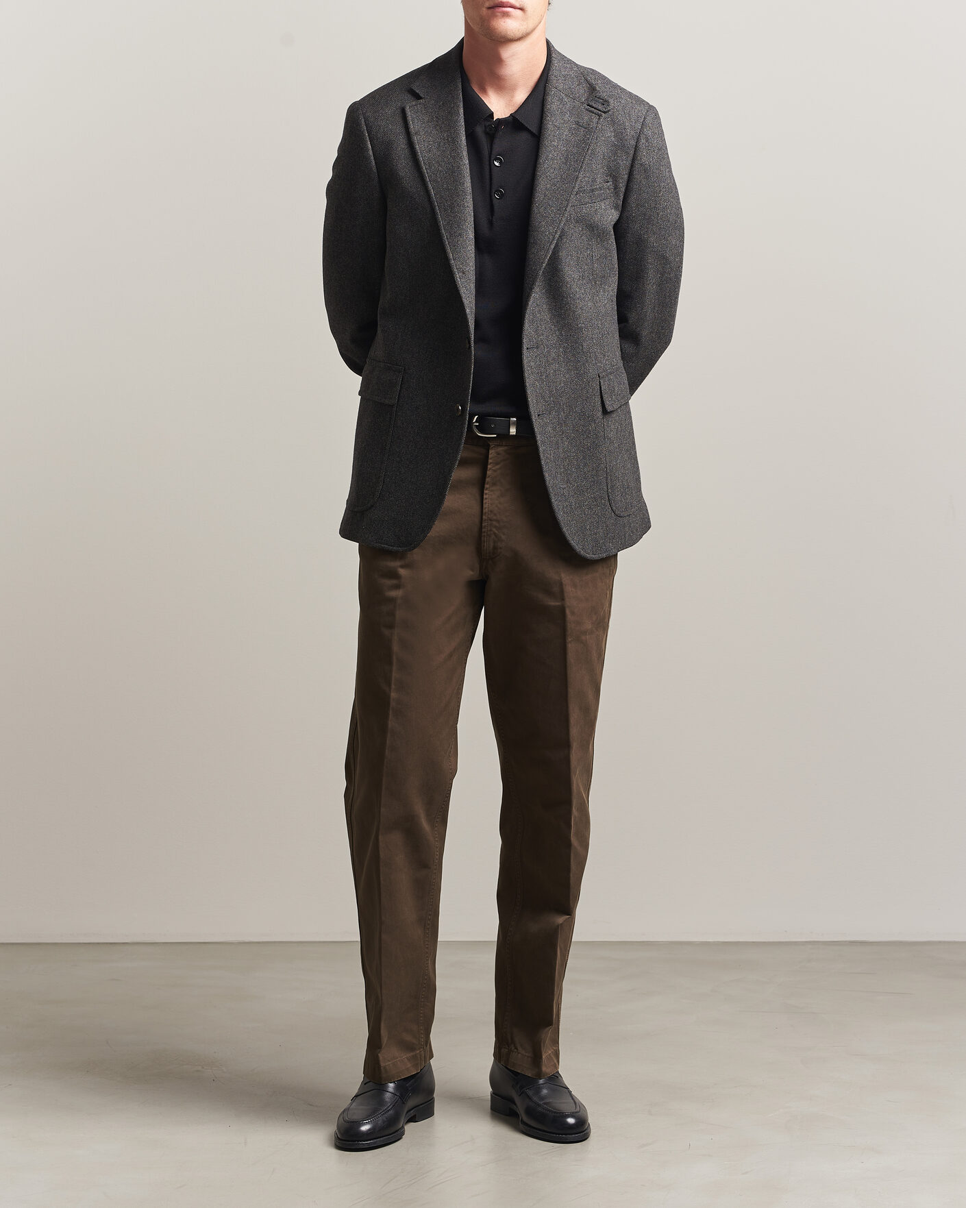 Herre | Dressjakker | Polo Ralph Lauren | Tonal Broken Twill Sportcoat Charcoal