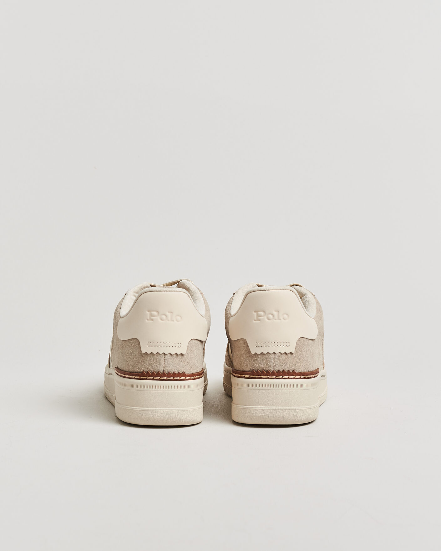 Herre | Sneakers | Polo Ralph Lauren | Masters Court Suede/Leather Sneakers Milkshake