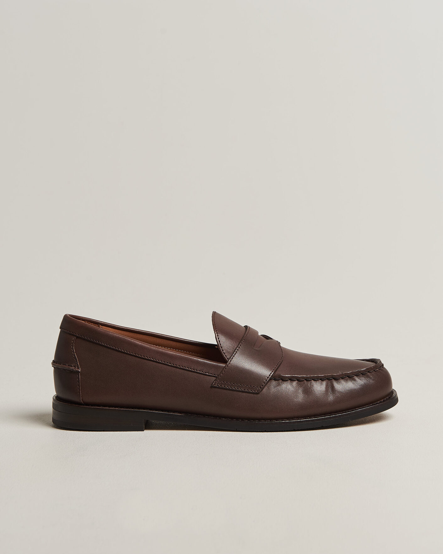 Herre | Loafers | Polo Ralph Lauren | Alston Penny Leather Loafers Dark Brown