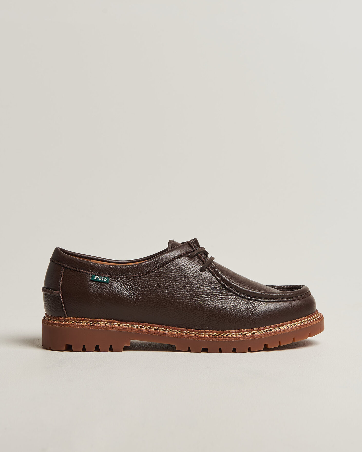 Herre | Derbys | Polo Ralph Lauren | Jett Apron Derby Shoe Dark Brown