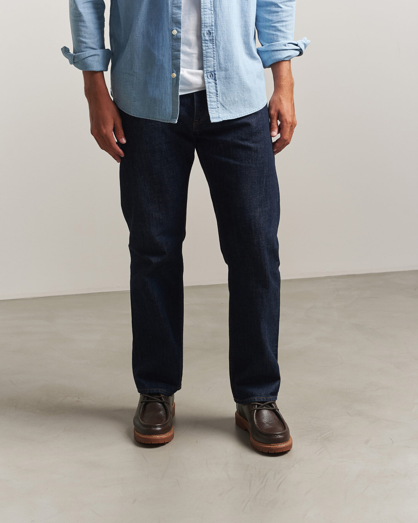 Herre | Derbys | Polo Ralph Lauren | Jett Apron Derby Shoe Dark Brown