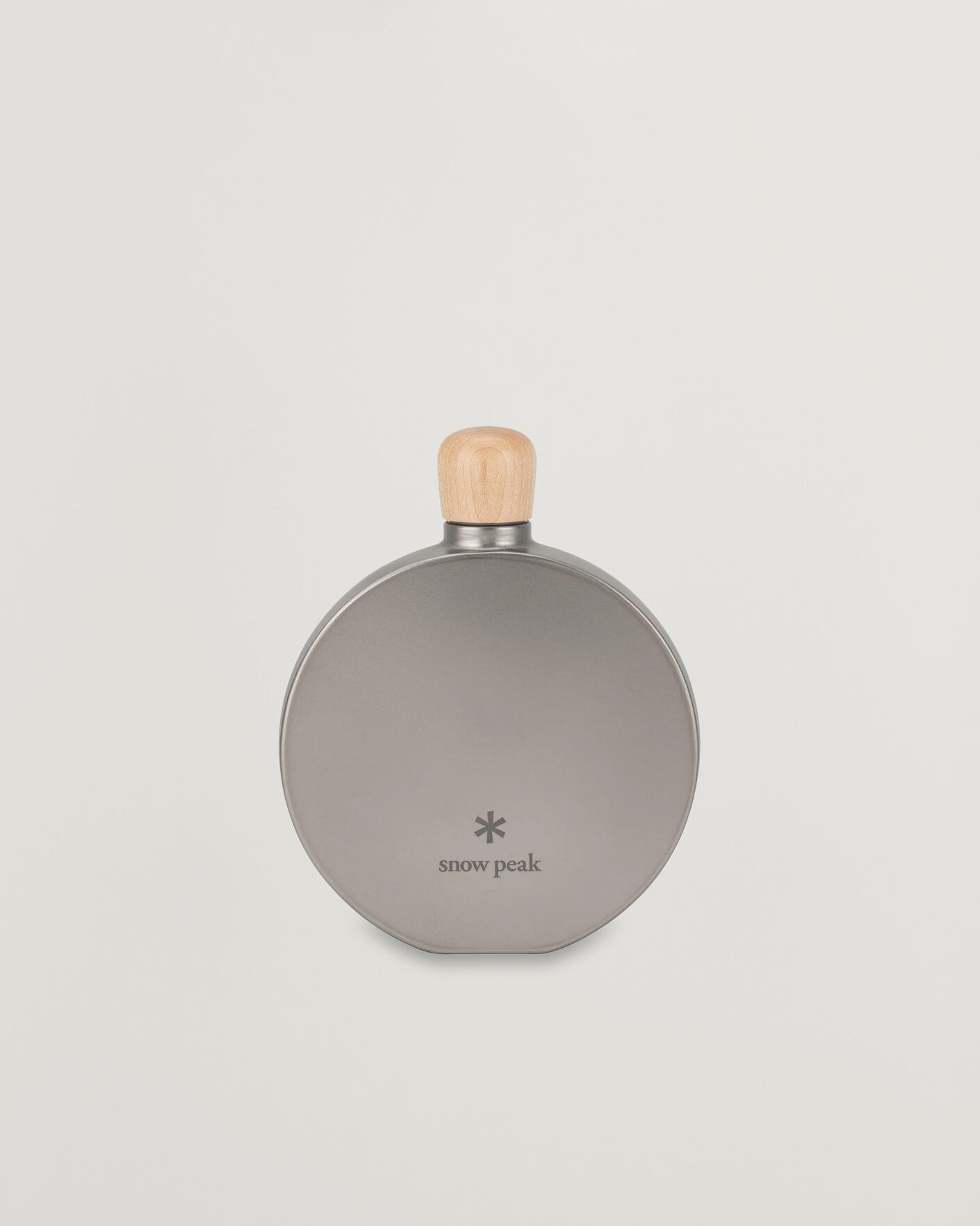 Herre | Outdoor living | Snow Peak | Curved Flask Titanium