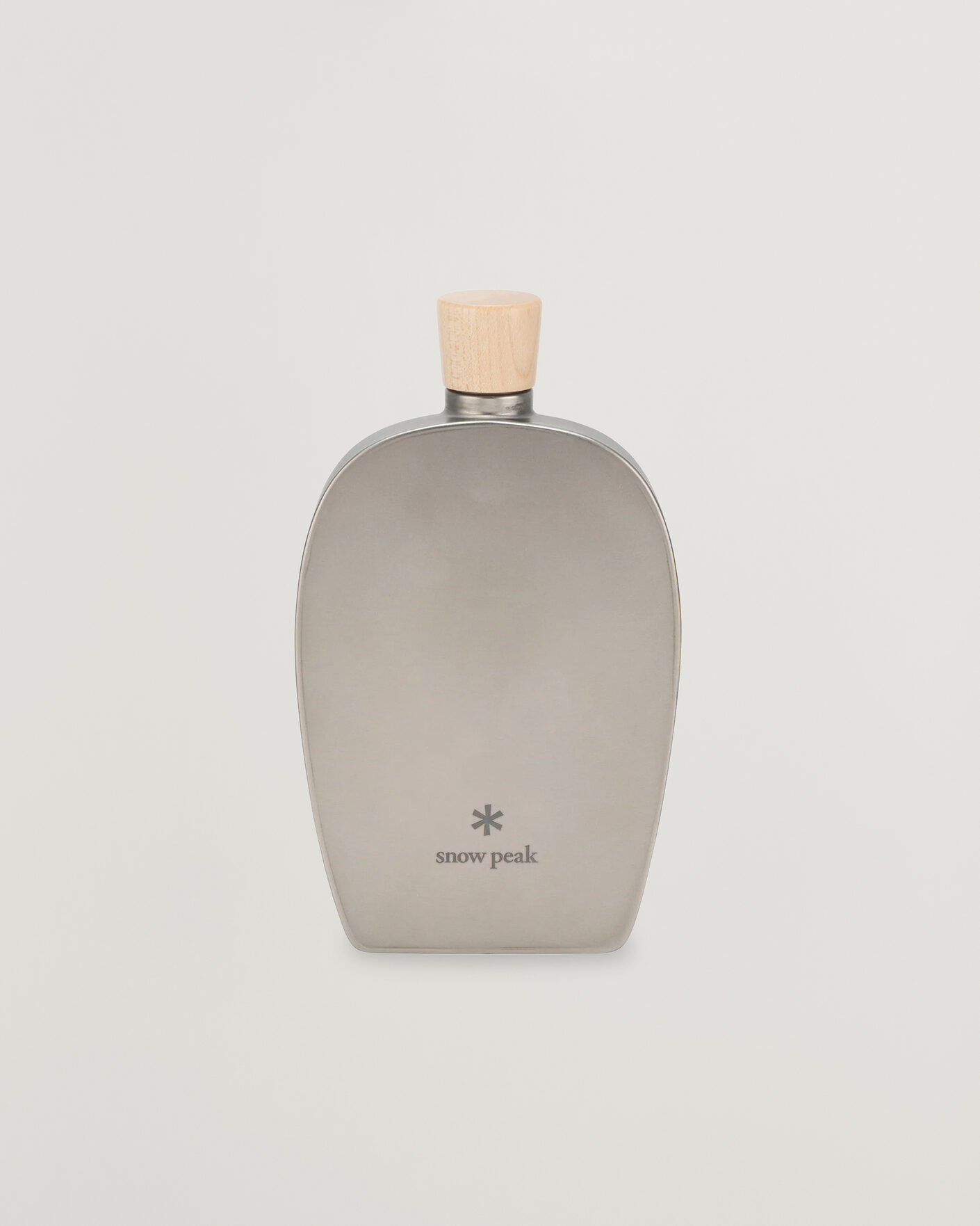 Herre | Outdoor living | Snow Peak | Flask 250 ml Titanium