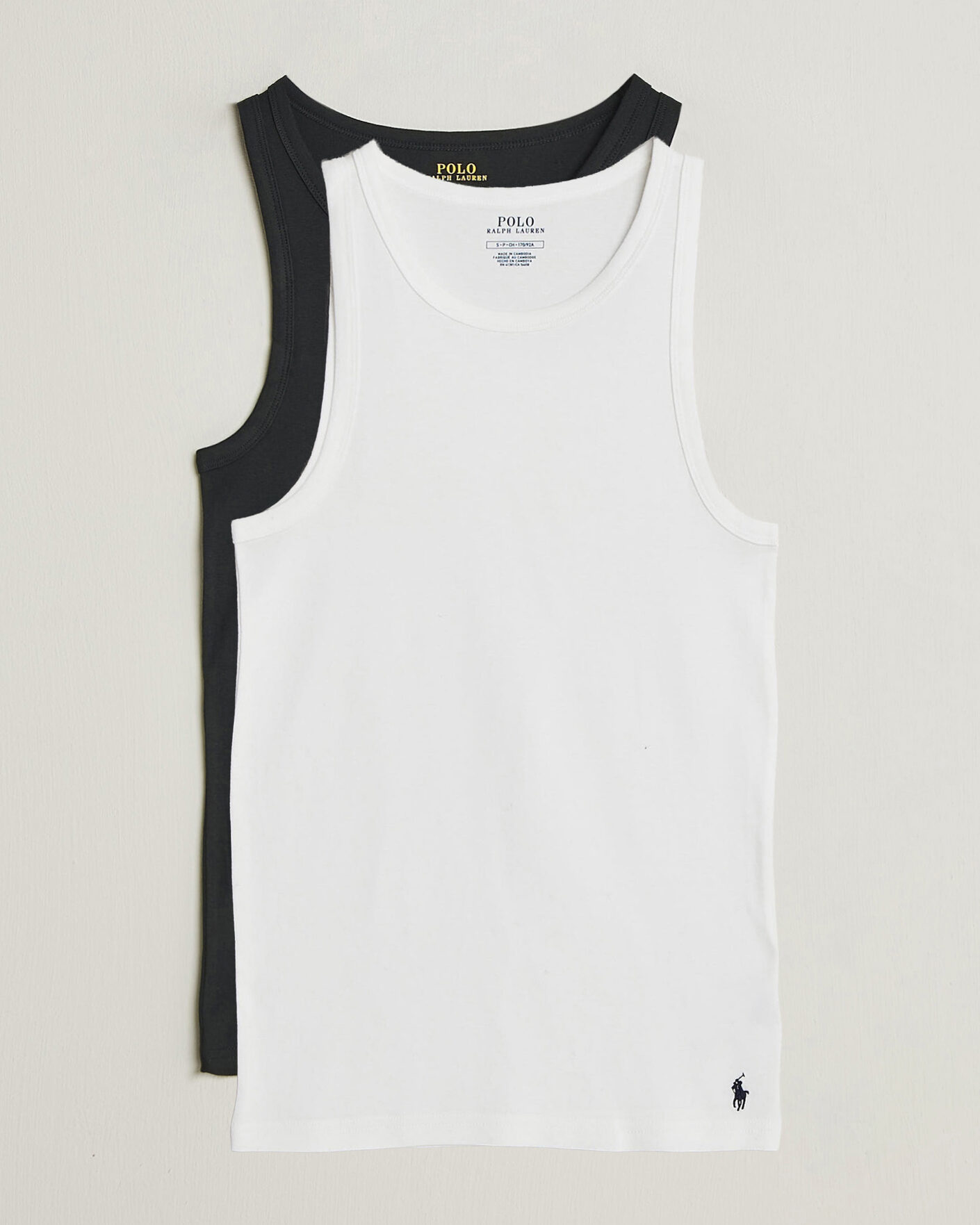 Herre | T-Shirts | Polo Ralph Lauren | 2-Pack Tank Top Black/White