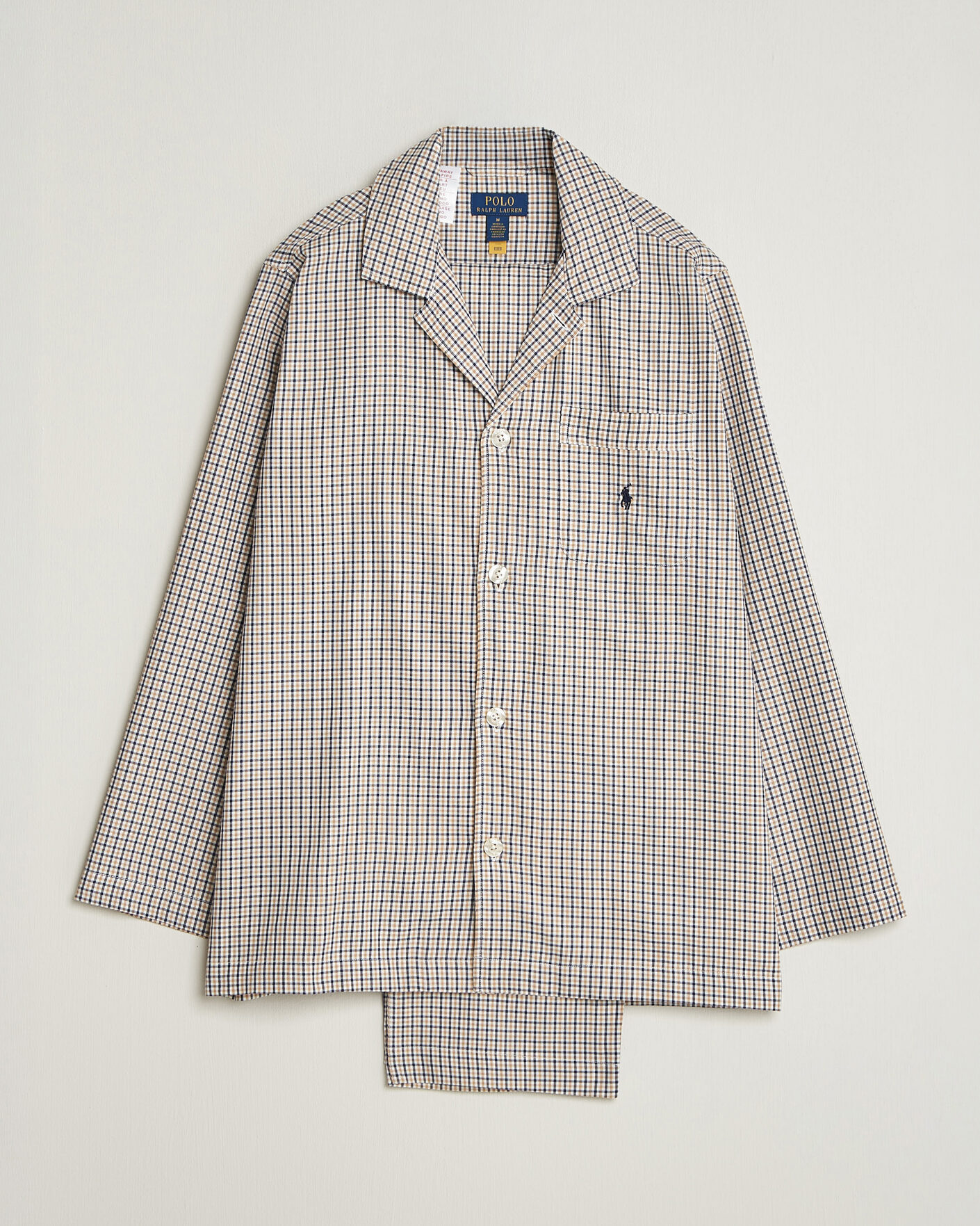 Herre | Pyjamaser og badekåper | Polo Ralph Lauren | Pyjamas Set Khaki White Multi