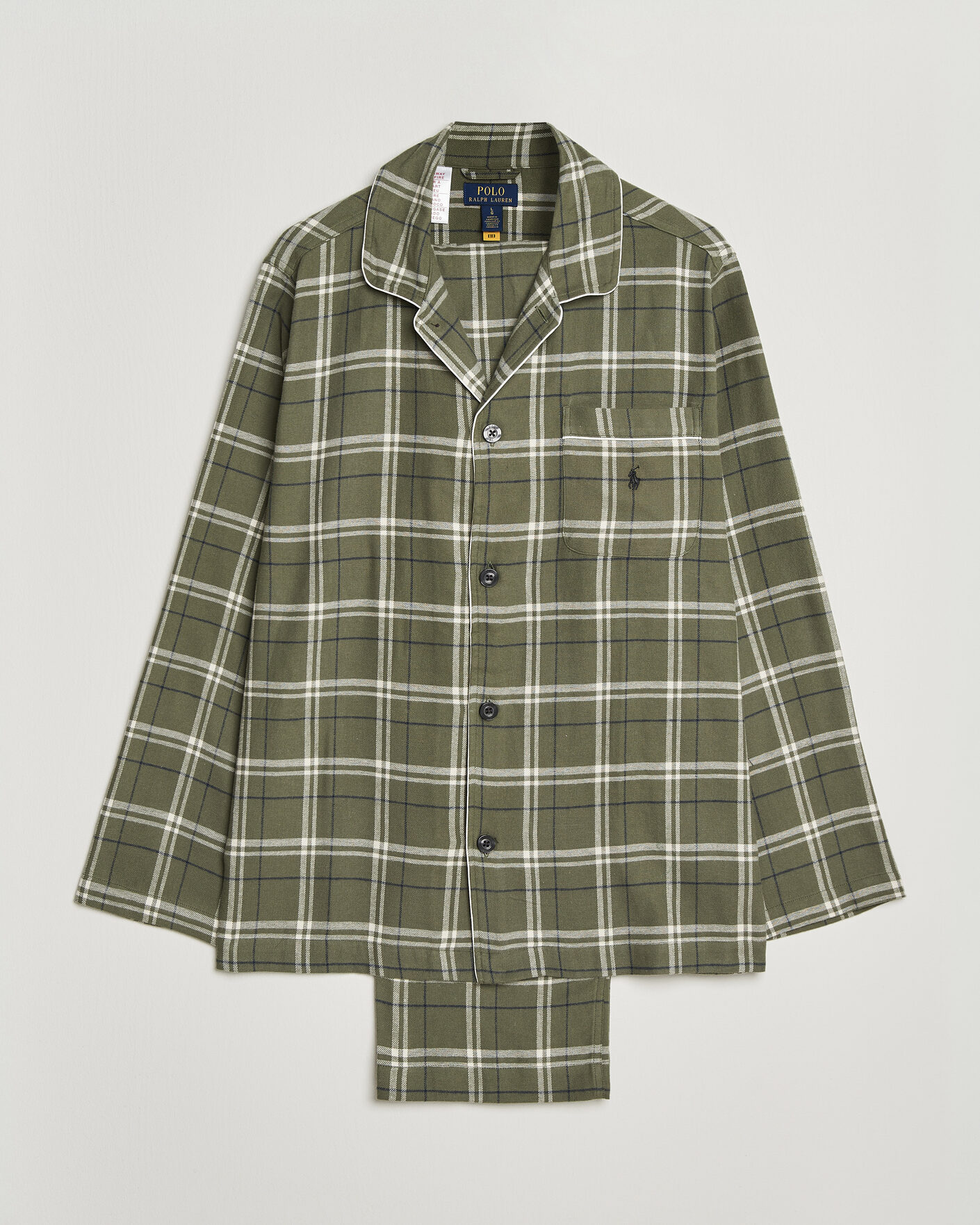 Herre | Pyjamaser og badekåper | Polo Ralph Lauren | Pyjamas Set Olive/Navy