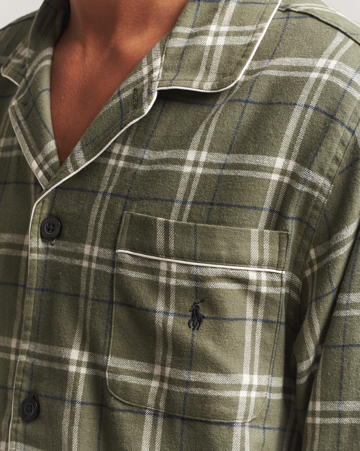 Herre | Pyjamaser og badekåper | Polo Ralph Lauren | Pyjamas Set Olive/Navy