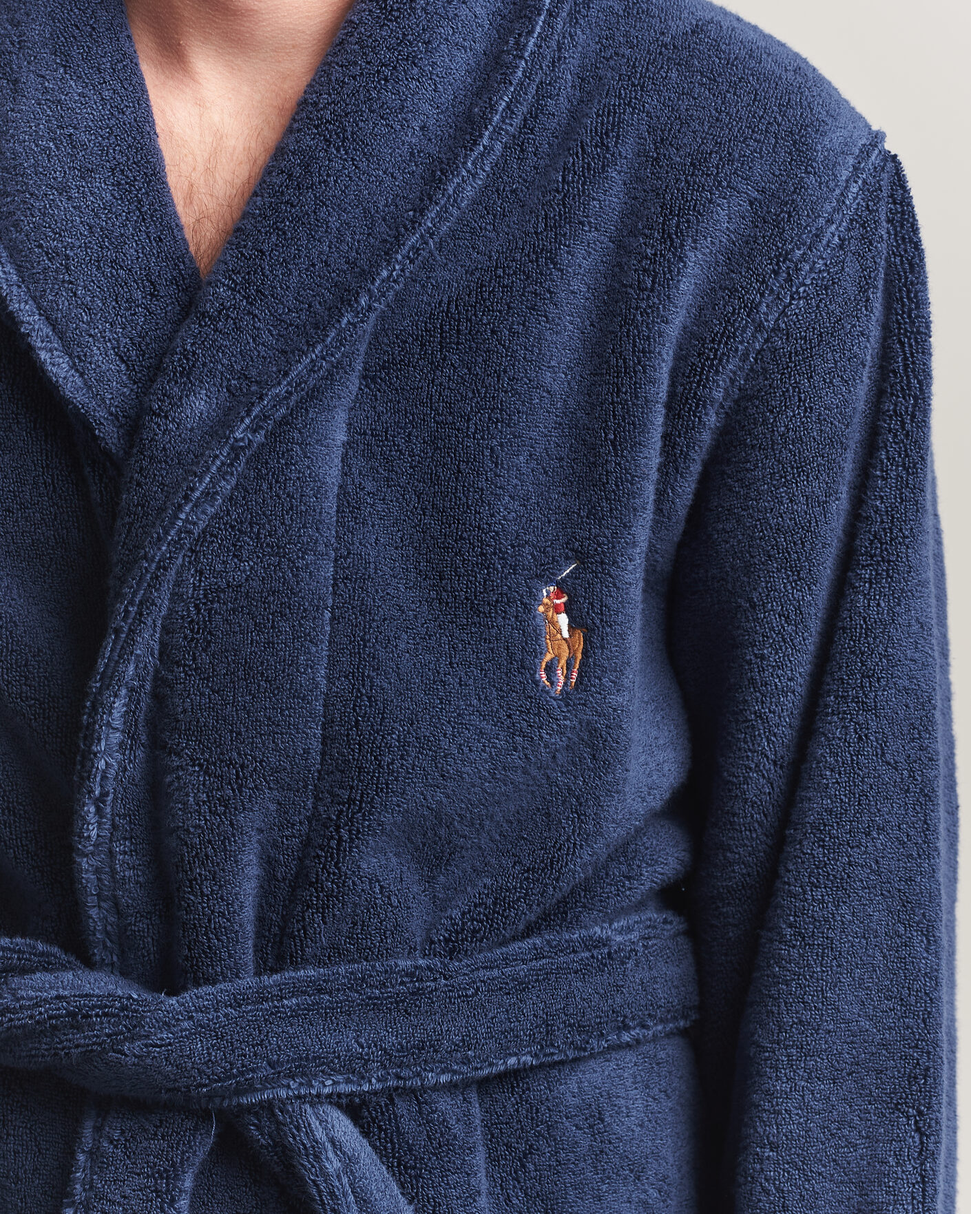 Herre | Pyjamaser og badekåper | Polo Ralph Lauren | Cotton Terry Robe Newport Navy