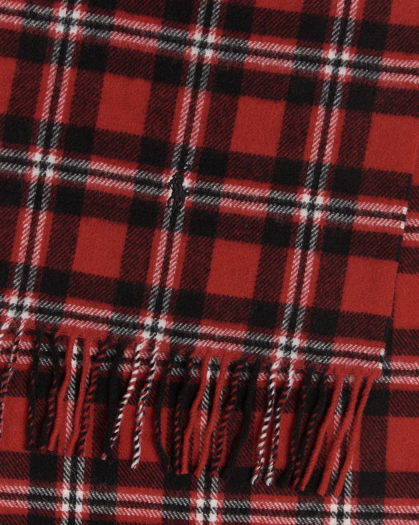 Herre | Skjerf | Polo Ralph Lauren | Classic Wool Scarf Red/Black