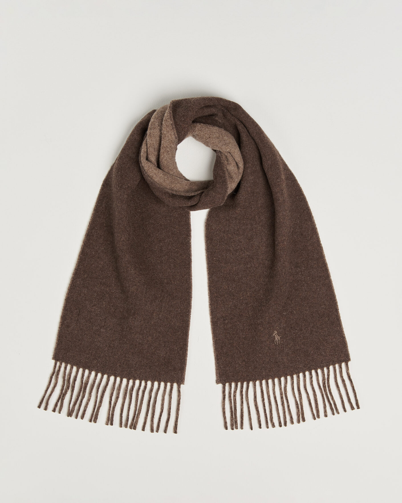 Herre | Skjerf | Polo Ralph Lauren | Reversible Wool Scarf Nutmeg/Brown