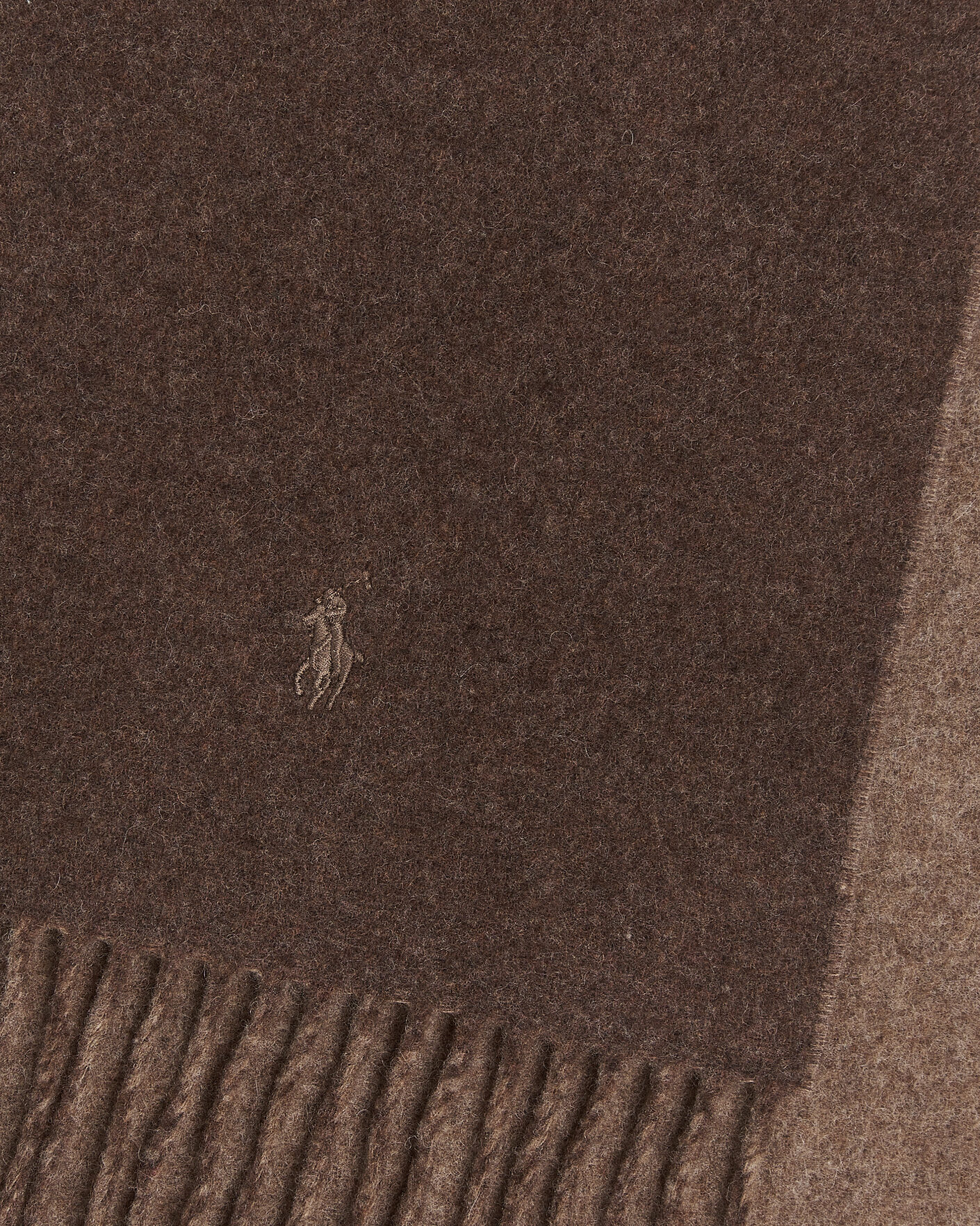 Herre | Skjerf | Polo Ralph Lauren | Reversible Wool Scarf Nutmeg/Brown