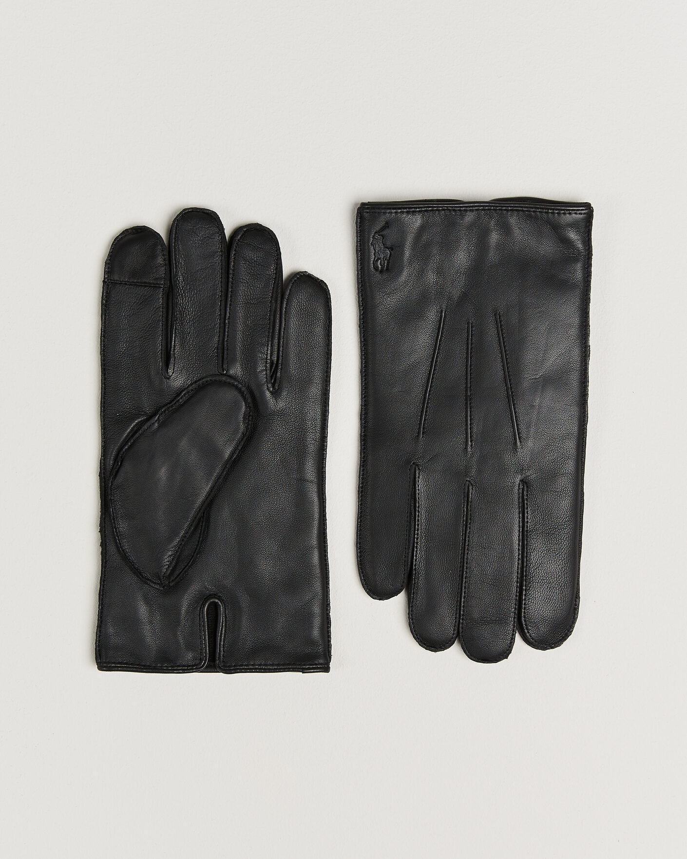 Herre | Hansker | Polo Ralph Lauren | Water-Repellent Leather Gloves Black