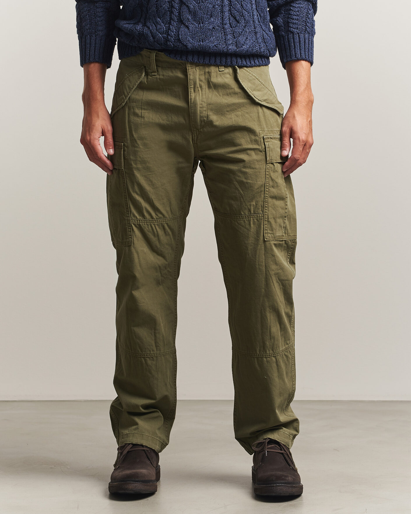 Herre | Bukser | Polo Ralph Lauren | Rustic Canvas Cargo Pants Outdoors Olive