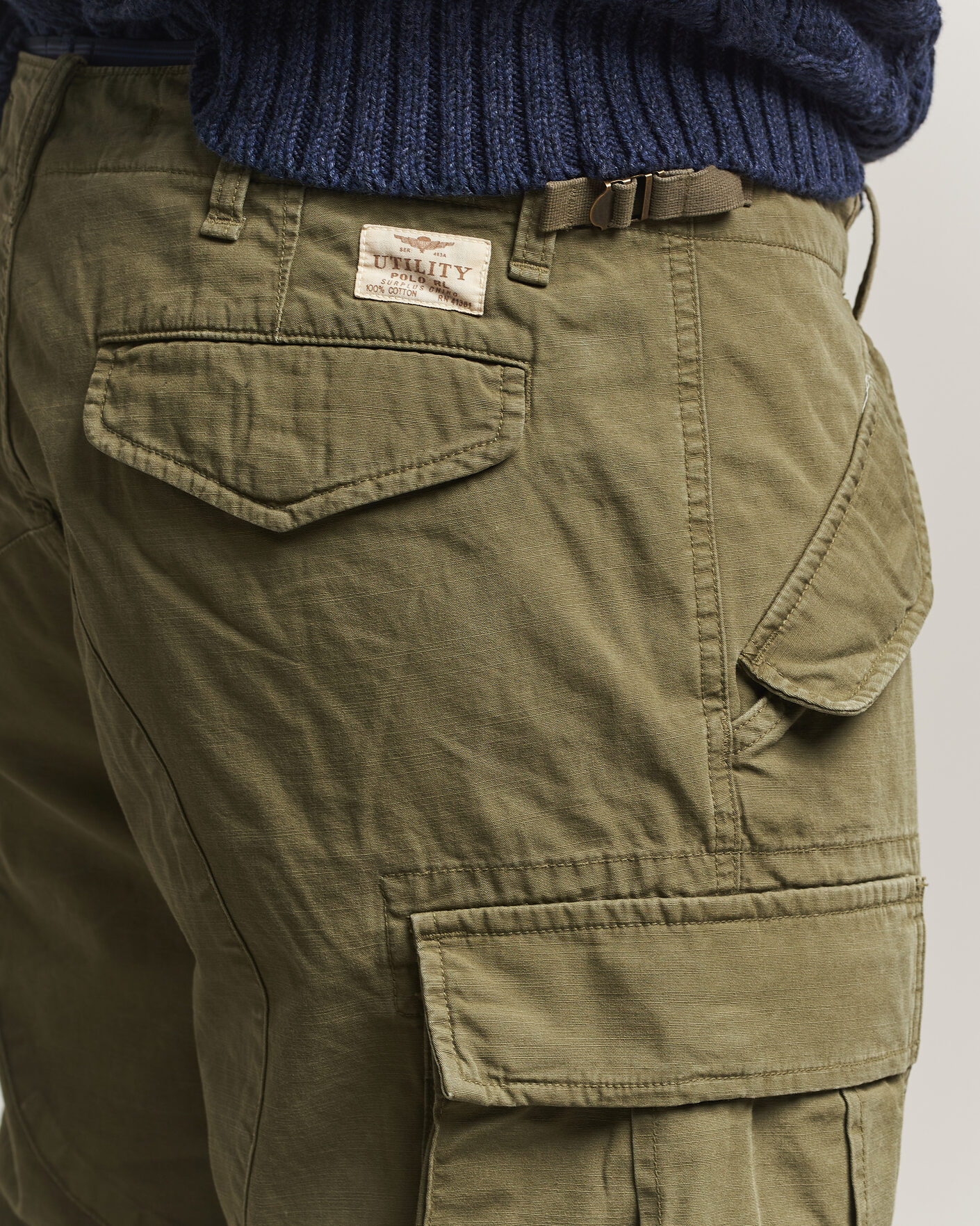 Herre | Bukser | Polo Ralph Lauren | Rustic Canvas Cargo Pants Outdoors Olive