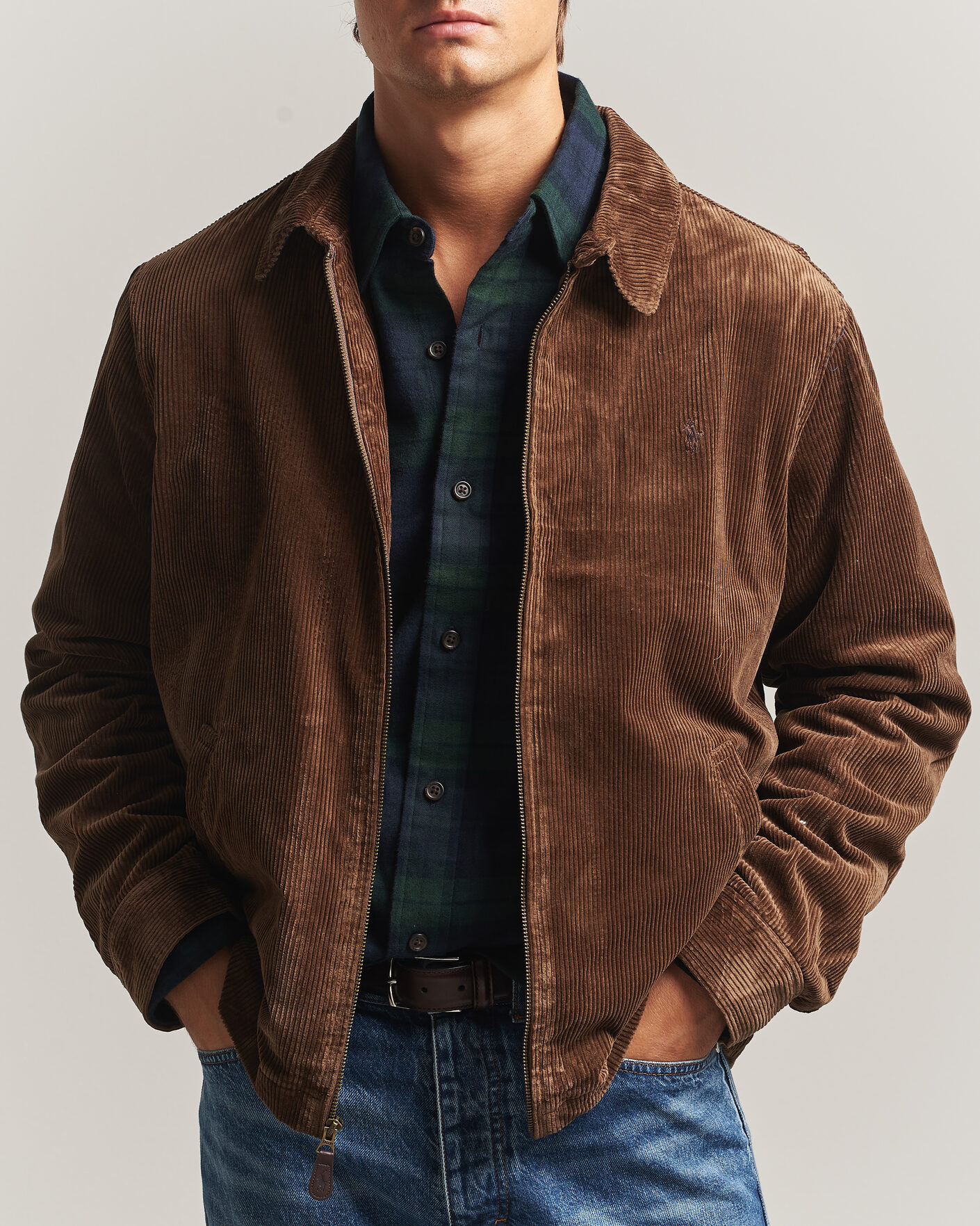 Herre | Jakker | Polo Ralph Lauren | Lined Corduroy Windbreaker Pale Russet