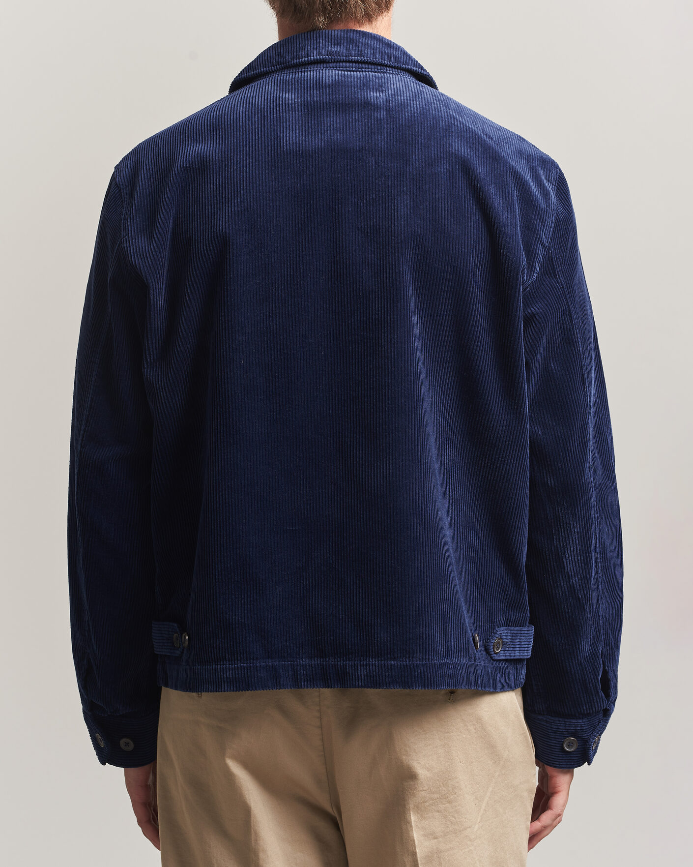 Herre | Jakker | Polo Ralph Lauren | Lined Corduroy Windbreaker Newport Navy