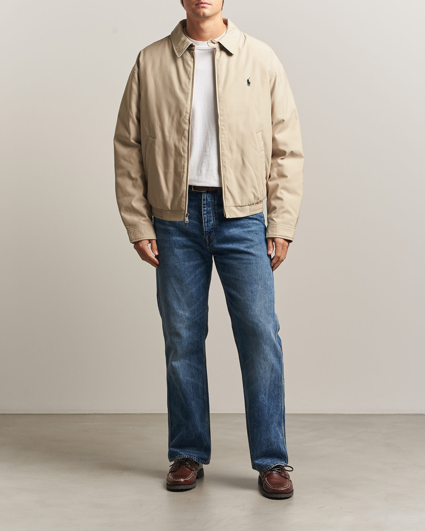 Herre | Jakker | Polo Ralph Lauren | Woven Twill Windbreaker Khaki Uniform