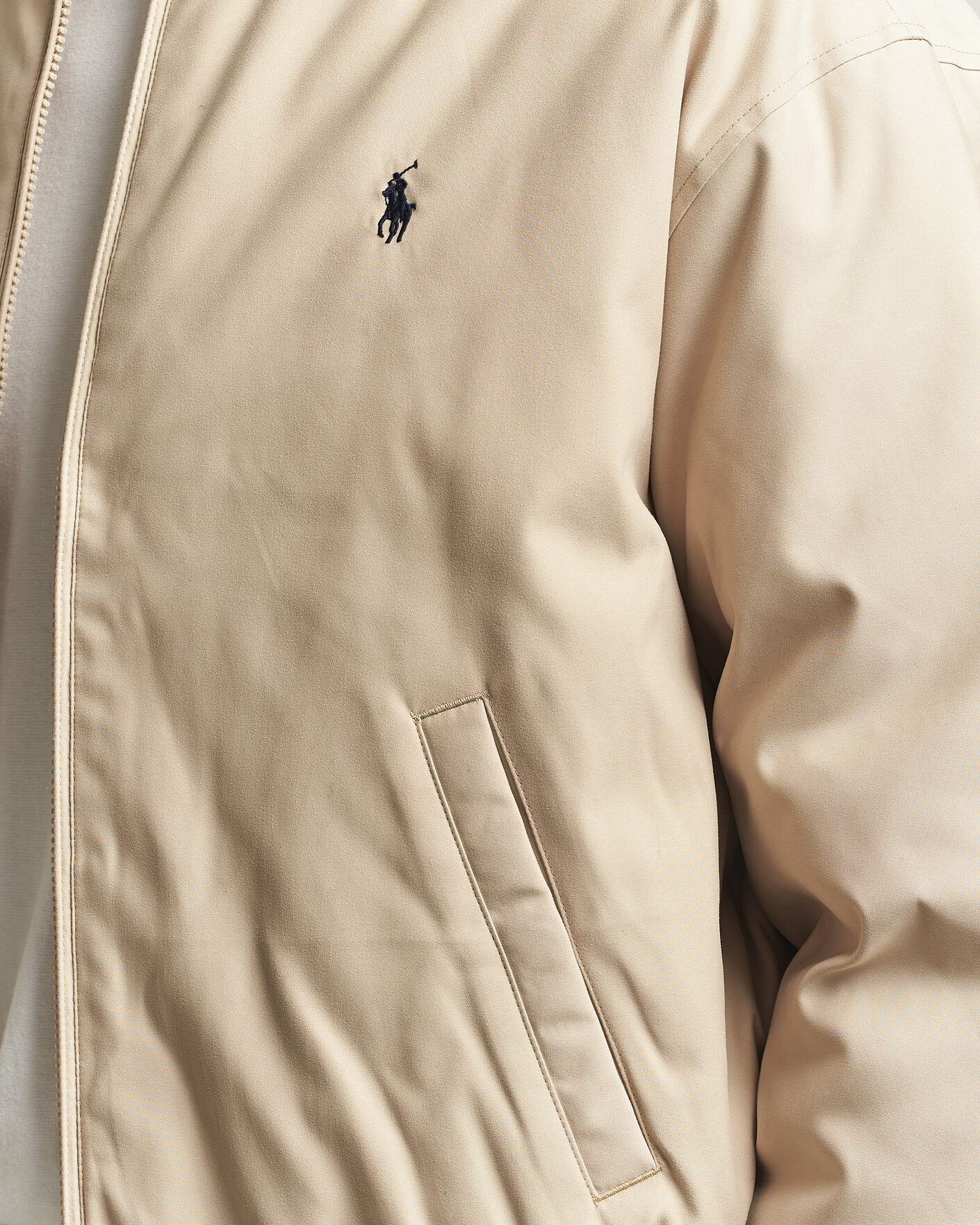 Herre | Jakker | Polo Ralph Lauren | Woven Twill Windbreaker Khaki Uniform