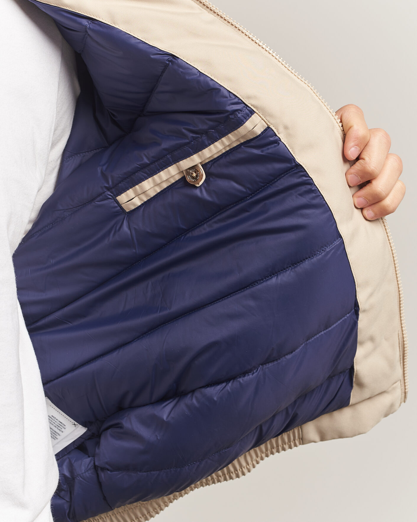 Herre | Jakker | Polo Ralph Lauren | Woven Twill Windbreaker Khaki Uniform