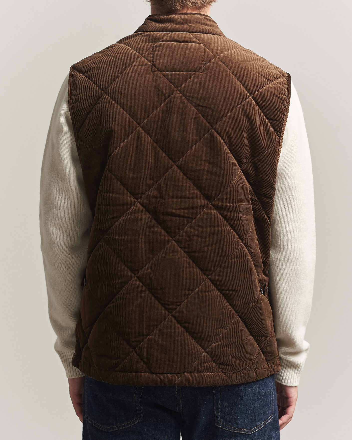 Herre | Vester | Polo Ralph Lauren | Quilted Corduroy Vest Cooper Brown