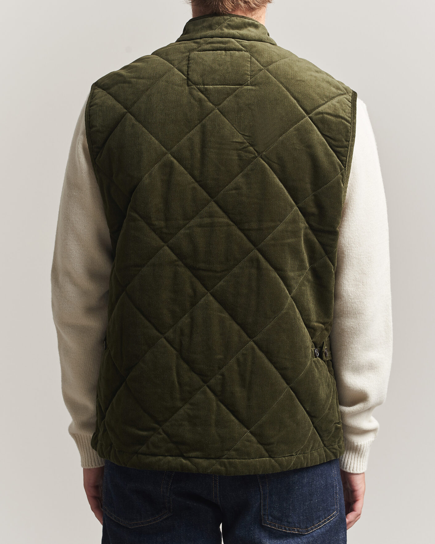 Herre | Vester | Polo Ralph Lauren | Quilted Corduroy Vest Company Olive