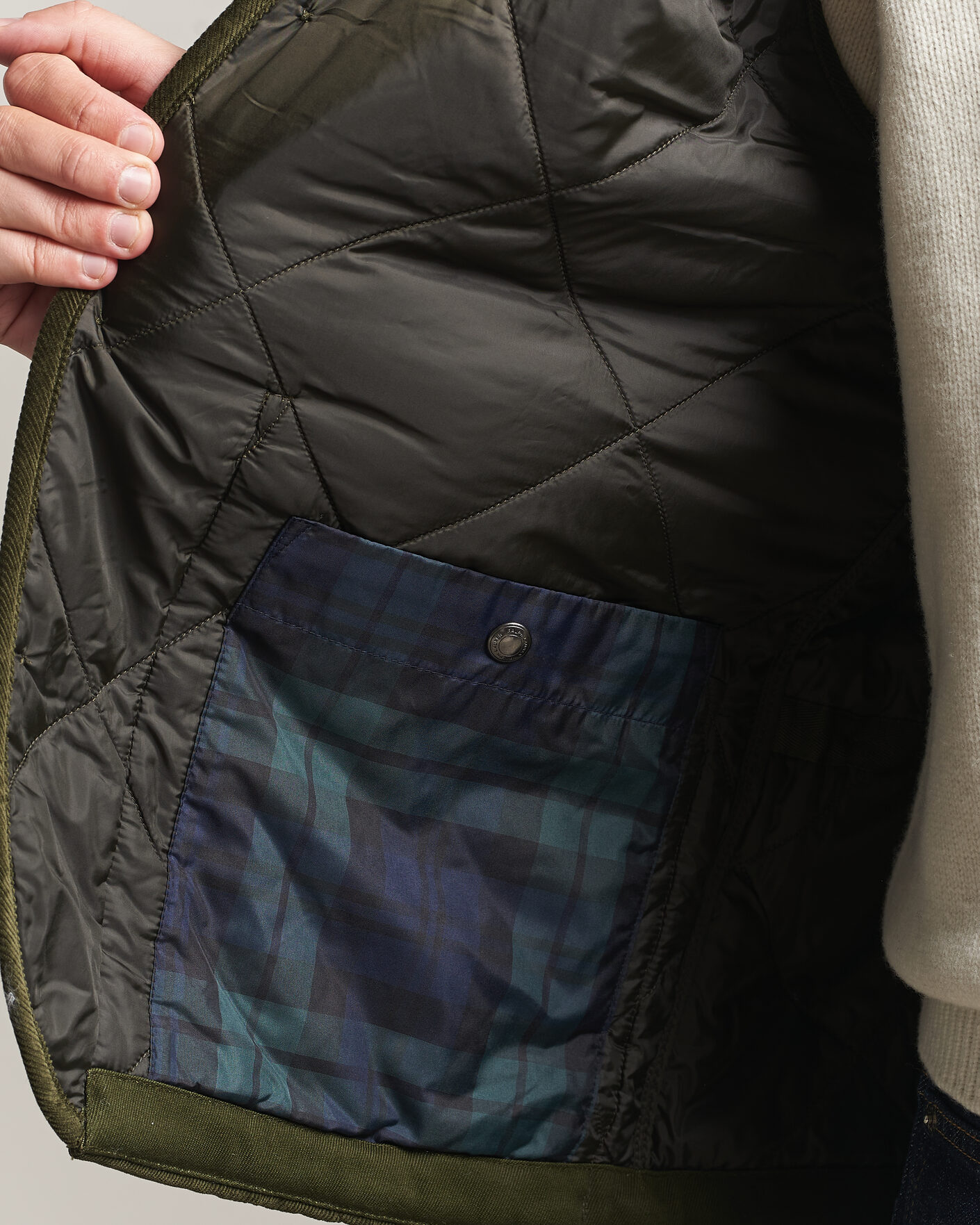 Herre | Vester | Polo Ralph Lauren | Quilted Corduroy Vest Company Olive