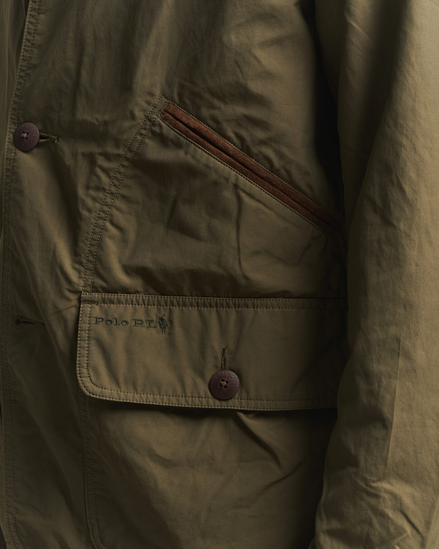 Herre | Jakker | Polo Ralph Lauren | Cotton Nylon Field Jacket Canopy Olive