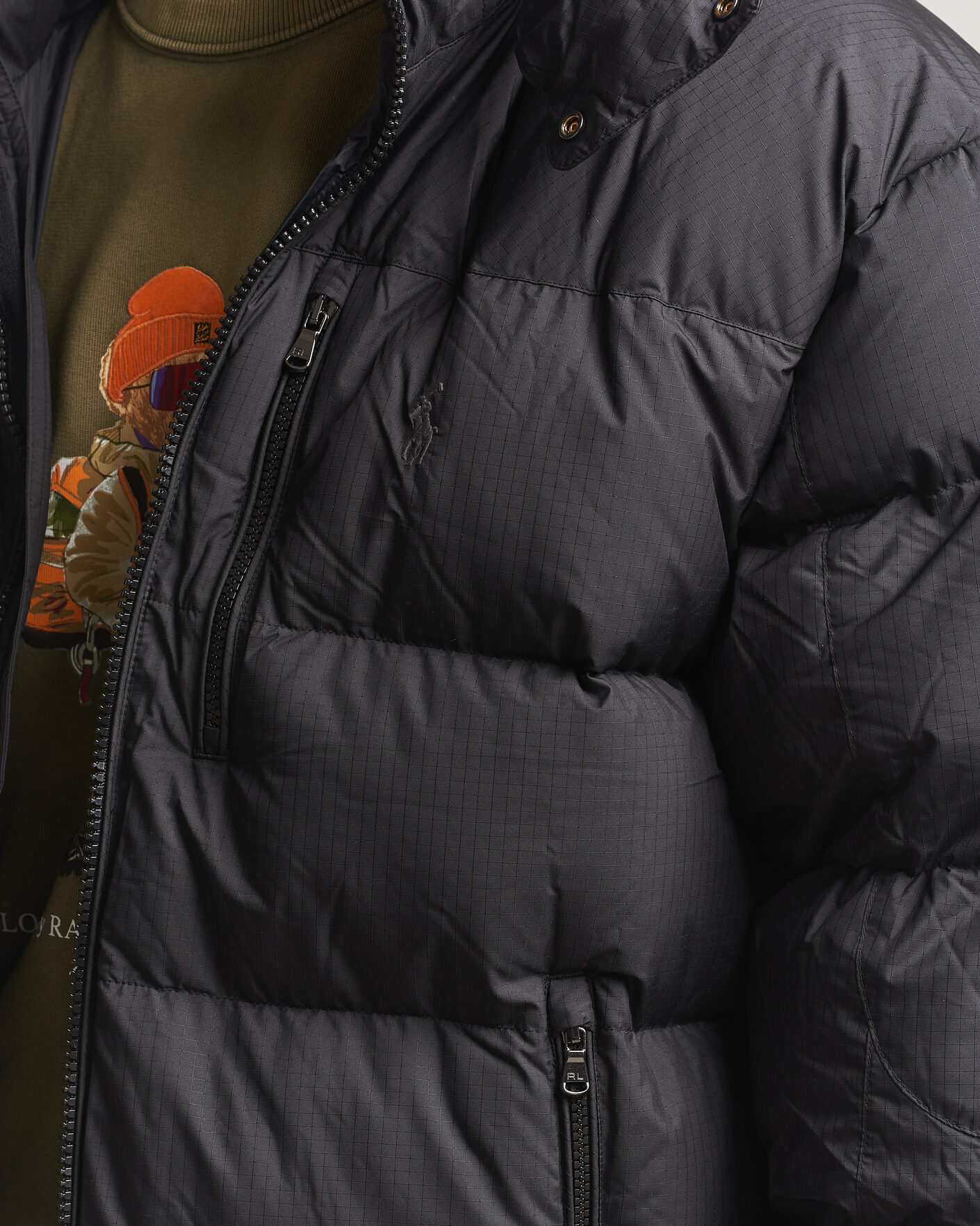 Herre | Jakker | Polo Ralph Lauren | Ripstop Puffer Jacket Polo Black